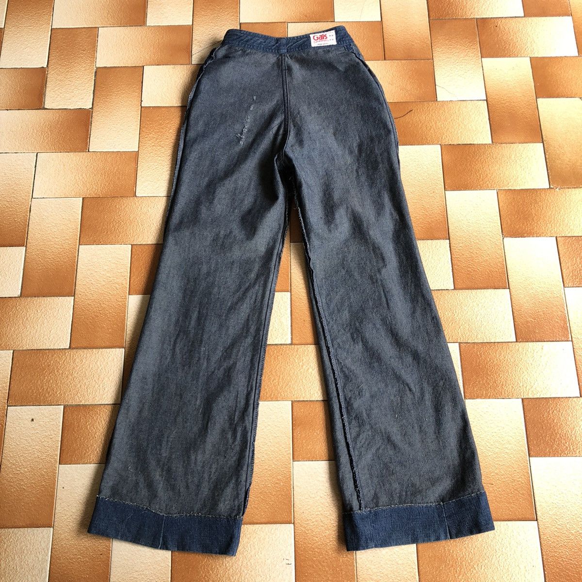 Wrangler Vintage 70s Wrangler “Gals” Wide Leg Jeans Size 22" - 5 Thumbnail