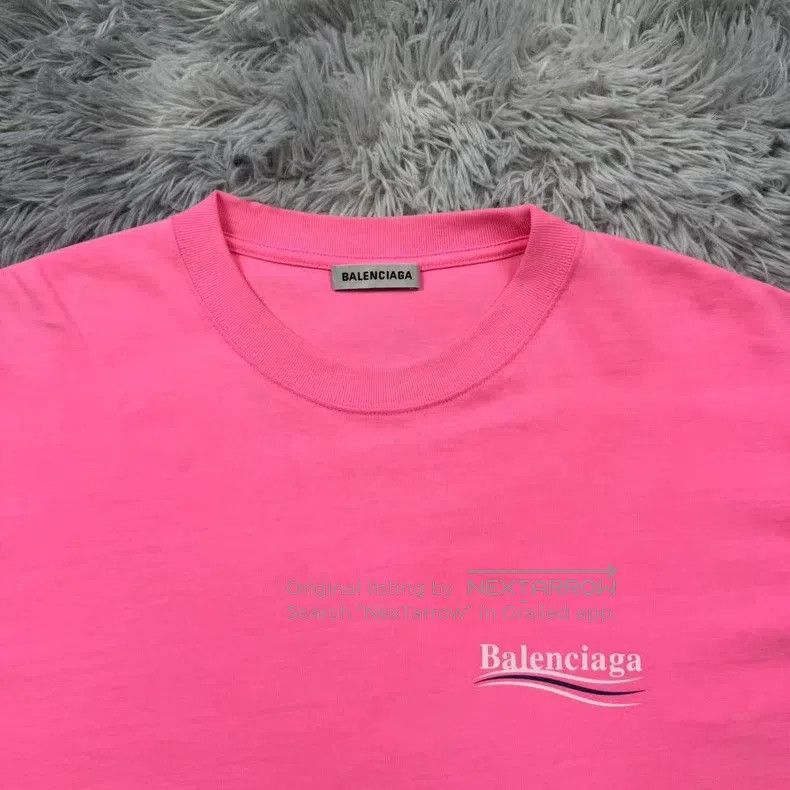 Balenciaga Balenciaga Pink Coke Short Sleeve Size US L / EU 52-54 / 3 - 3 Thumbnail