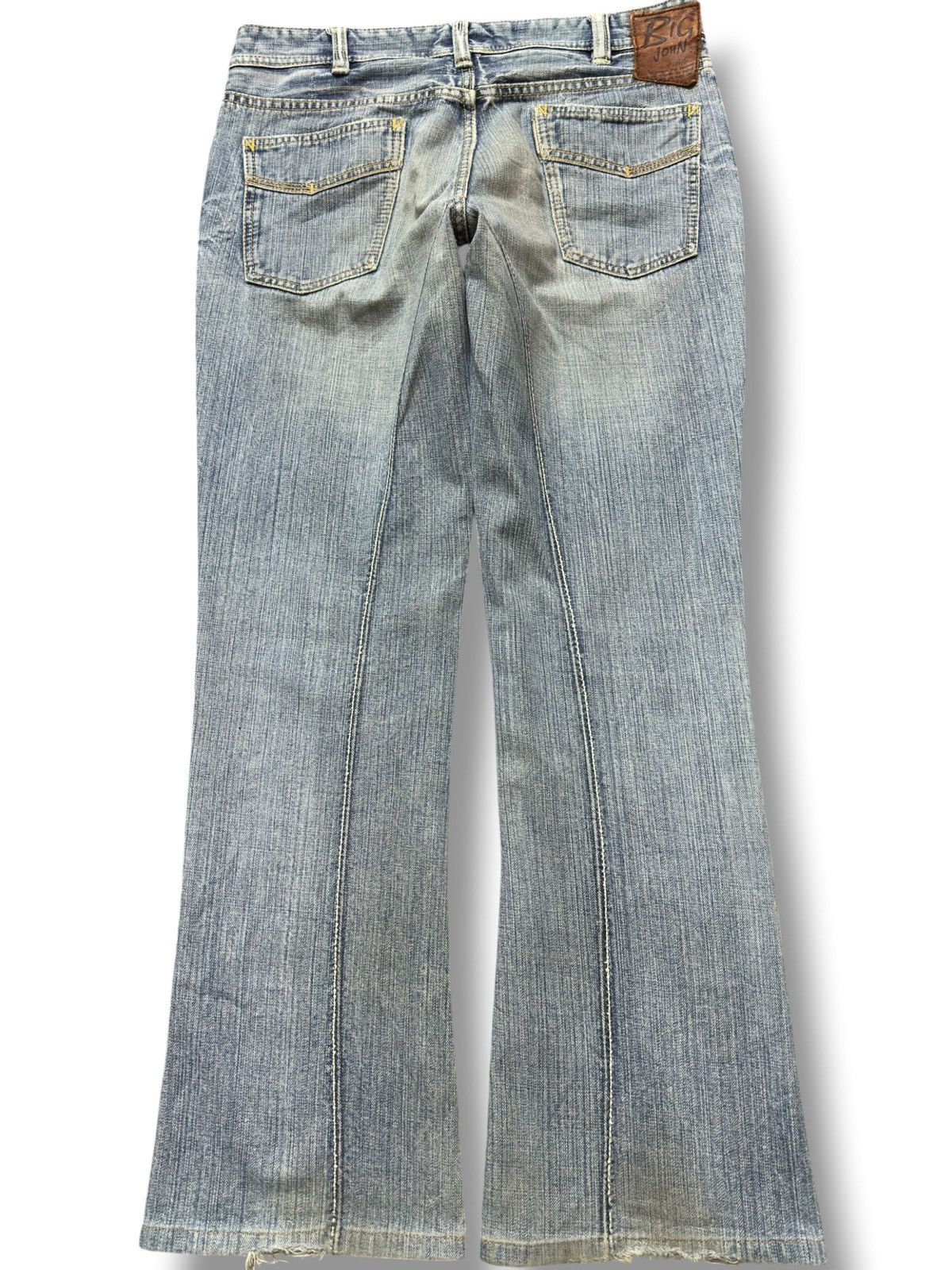 Big John Vintagw Big John Flare Faded Style Jeans Size US 33 - 4 Thumbnail