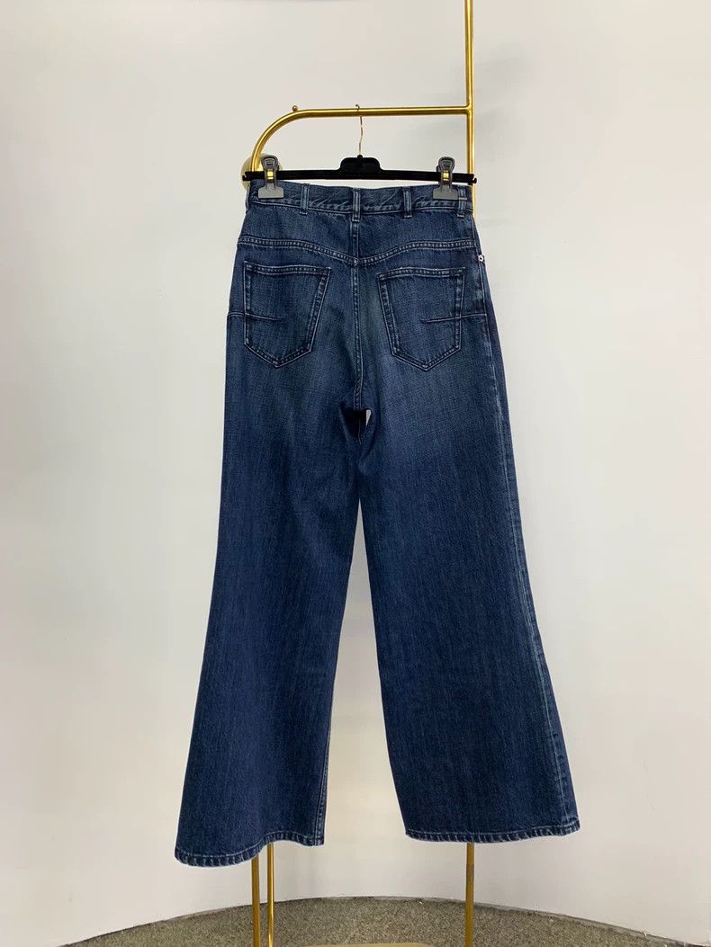Dior Dior Blue wide-leg jeans Size 42" / US 20 - 2 Thumbnail