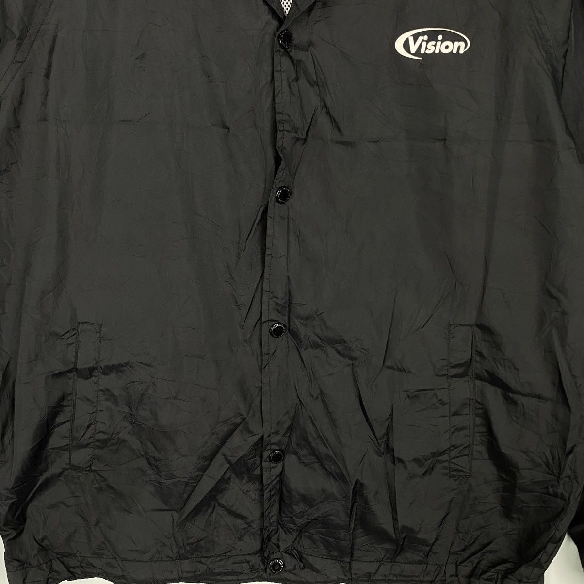 Designer × Vintage Vintage Lightjacket Vision Street Wear black Size US XL / EU 56 / 4 - 3 Thumbnail