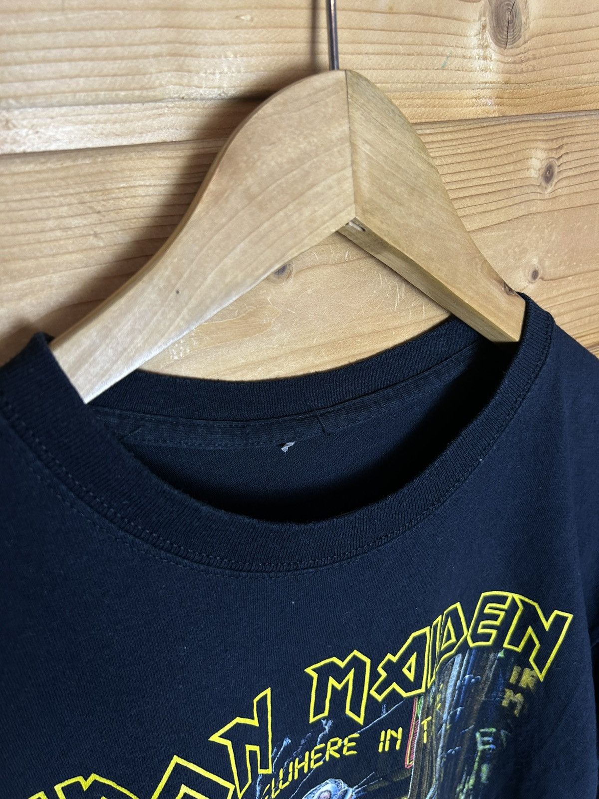 Vintage Vintage 2002 Iron Maiden somewhere in time tour t shirt Size US L / EU 52-54 / 3 - 6 Thumbnail