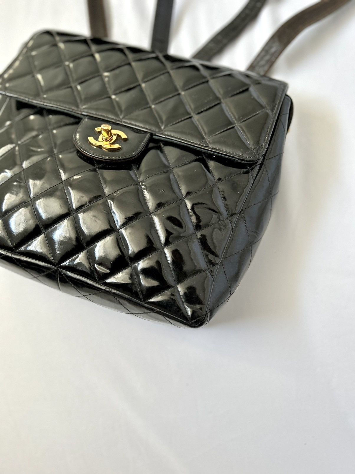 Chanel Chanel Patent Leather Backpack Size ONE SIZE - 7 Thumbnail