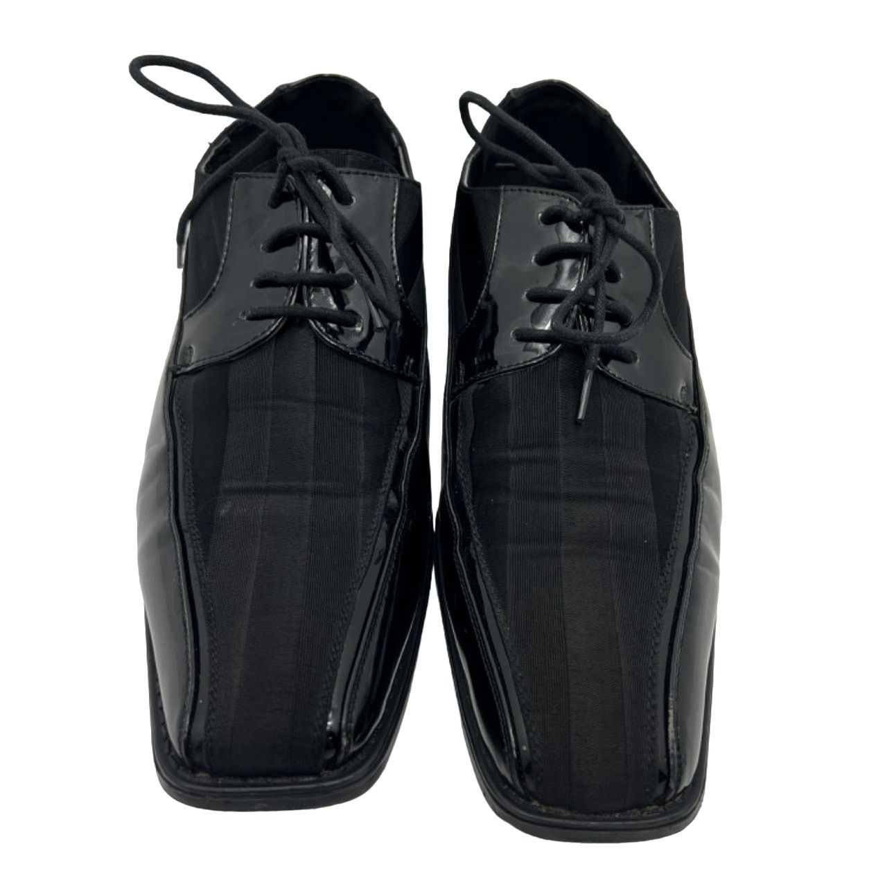 Other Viotti 179 000 Striped Satin Patent Derby Dress Shoes Men 11 Grailed