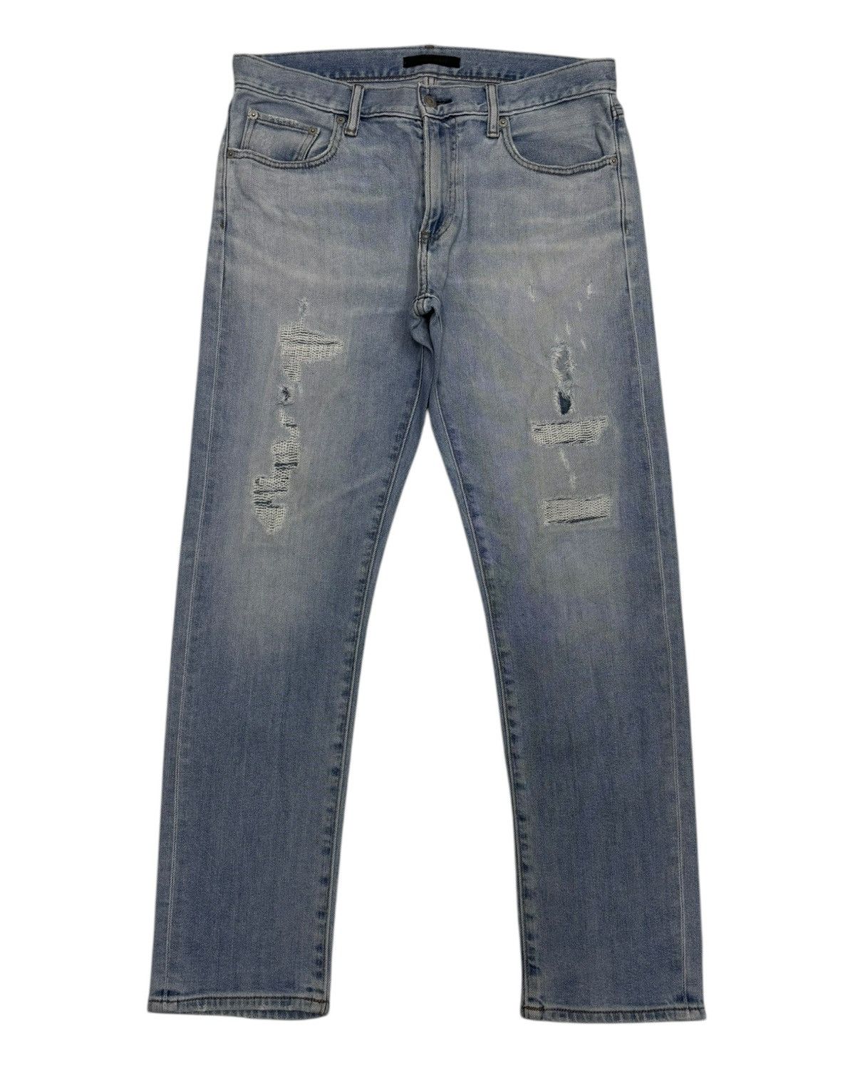 Jean × Undercover × Uniqlo VINTAGE UNIQLO JEAN DISTRESSED DENIM UNDERCOVER STYLE Size US 33 - 7 Thumbnail