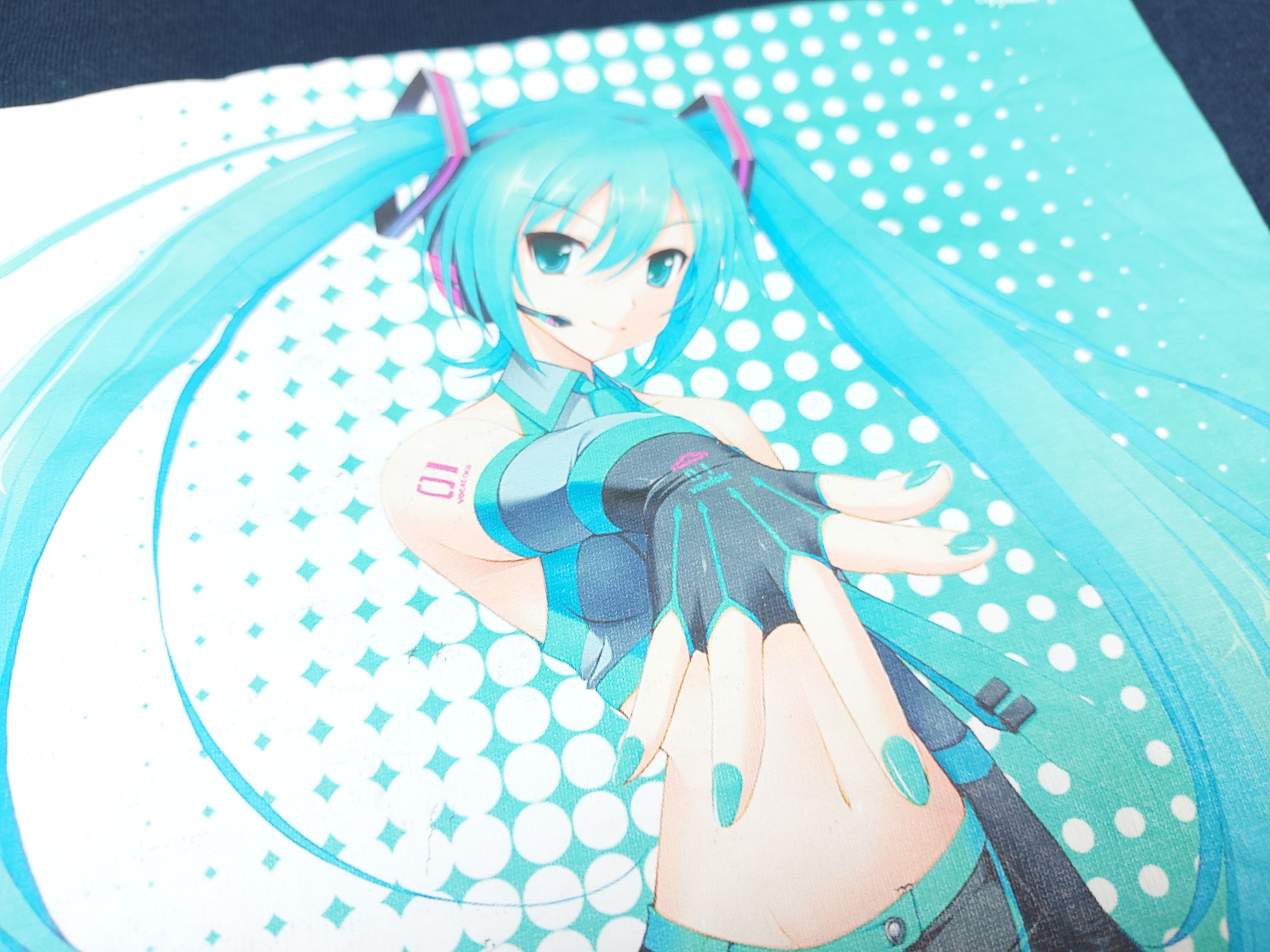 Anime × Japanese Brand 2015 Hatsune Miku Anime Kawaii Girl Manga Japanese TEE Size US S / EU 44-46 / 1 - 6 Thumbnail
