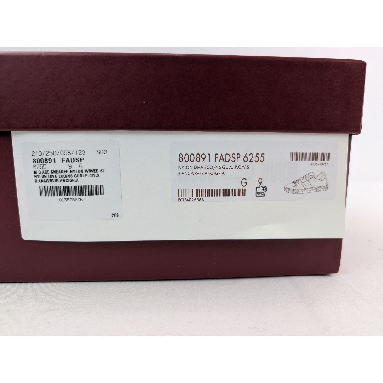 Gucci o1rshd1 Ace leather-trimmed sneakers in Red Size US 9.5 / EU 42-43 - 23 Thumbnail