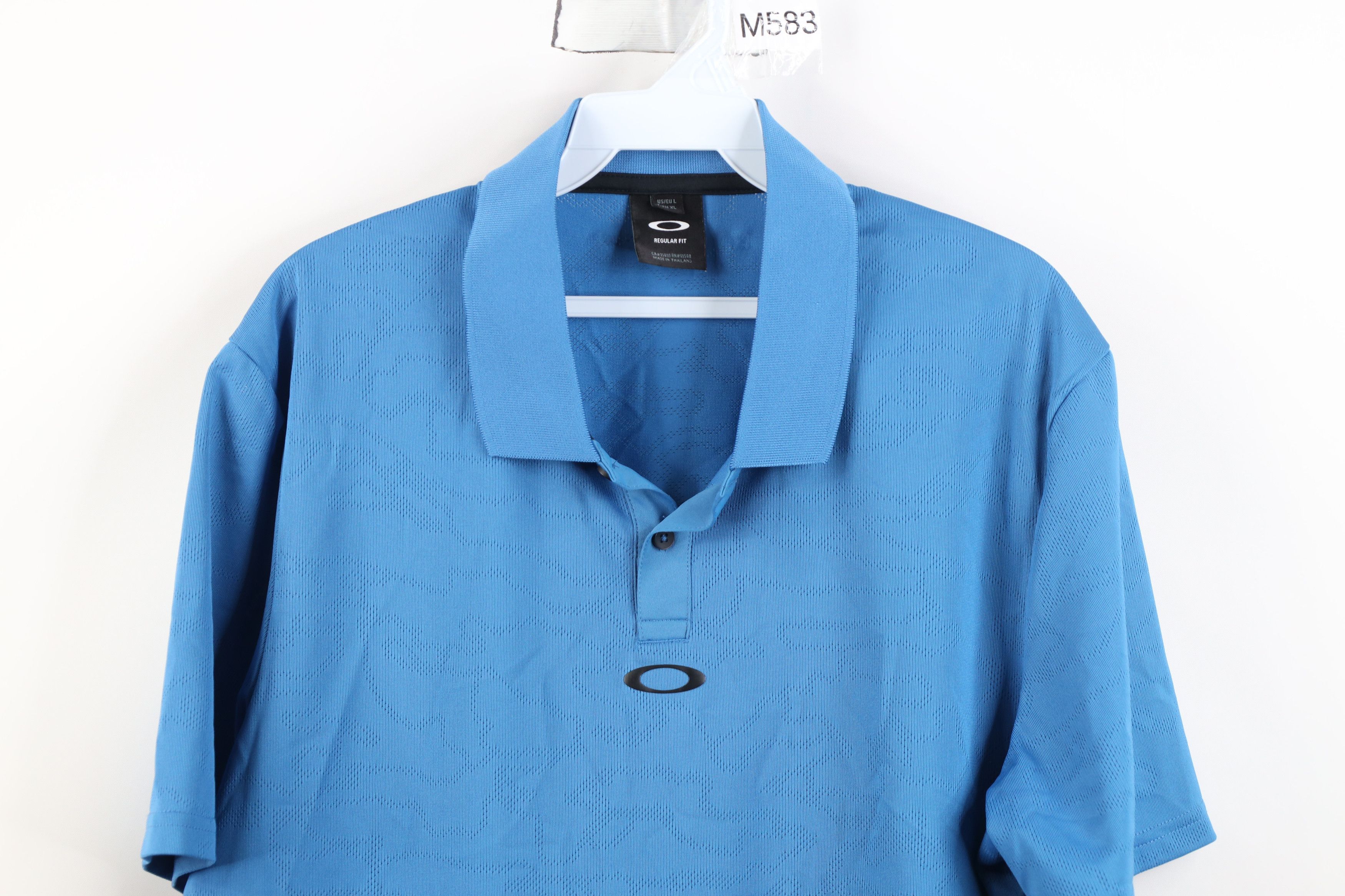 Oakley Vintage Y2K Oakley Center O Logo Vented Camouflage Golf Polo Size US L / EU 52-54 / 3 - 2 Thumbnail