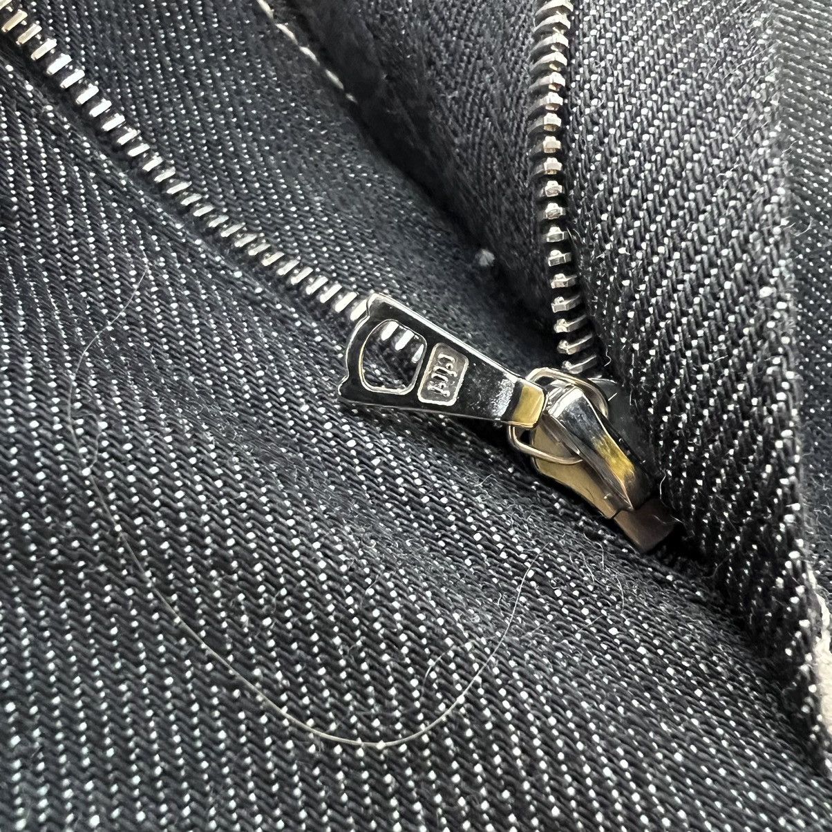 Balenciaga × Japanese Brand BALENCIAGA Denim Black Flared Low Rise Jeans 27 Size 27" / US 4 / IT 40 - 10 Thumbnail