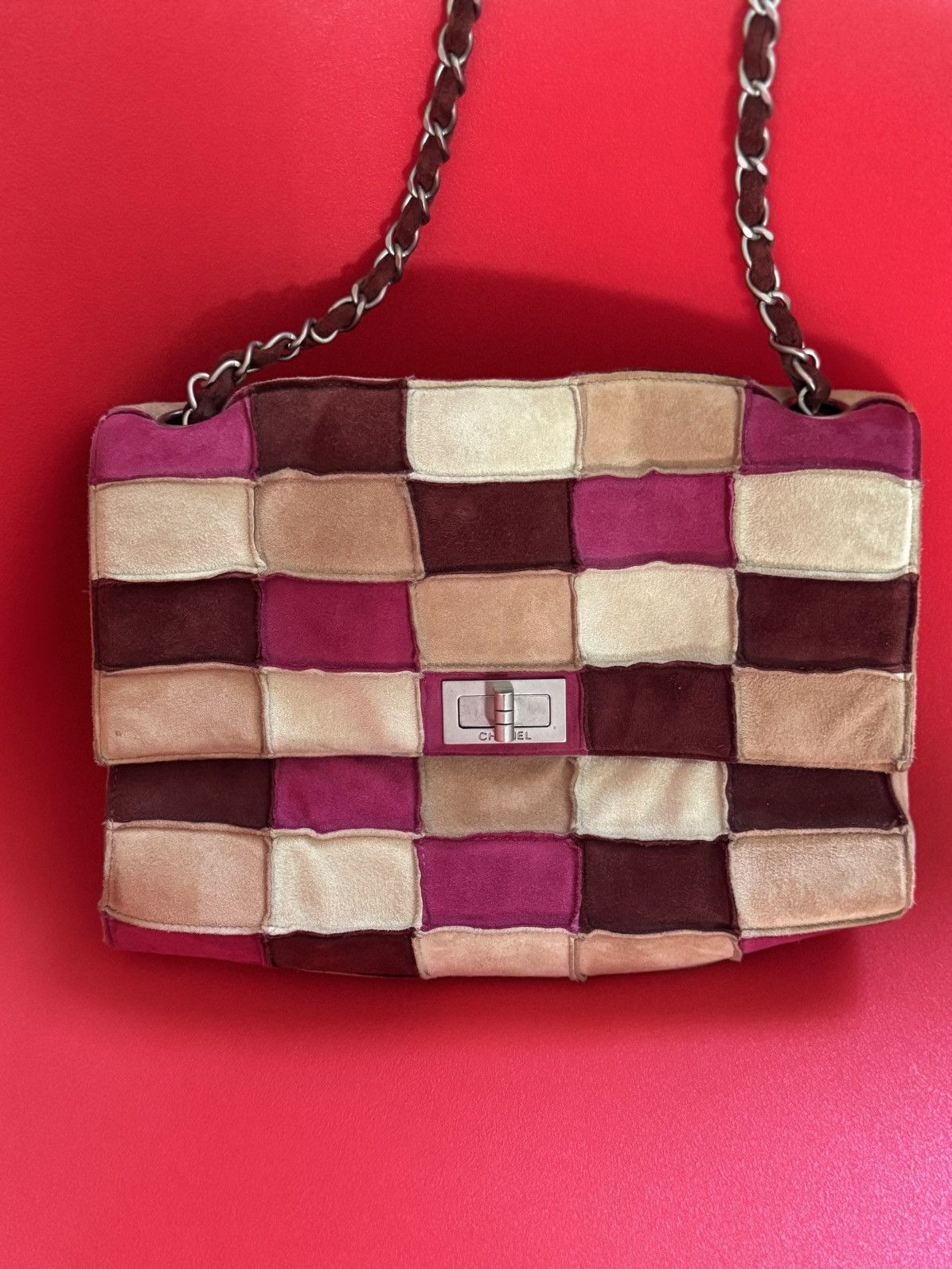 Chanel Chanel 2.55 suede patchwork bag Size ONE SIZE - 1 Thumbnail