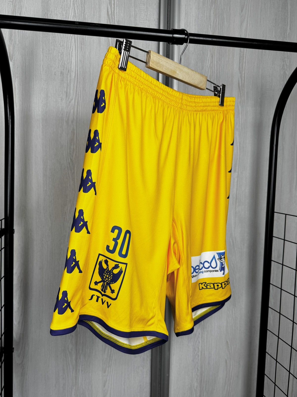 Kappa Kappa Kombat STVV Sint-Truiden match issue soccer shorts M Size US 32 / EU 48 - 3 Thumbnail