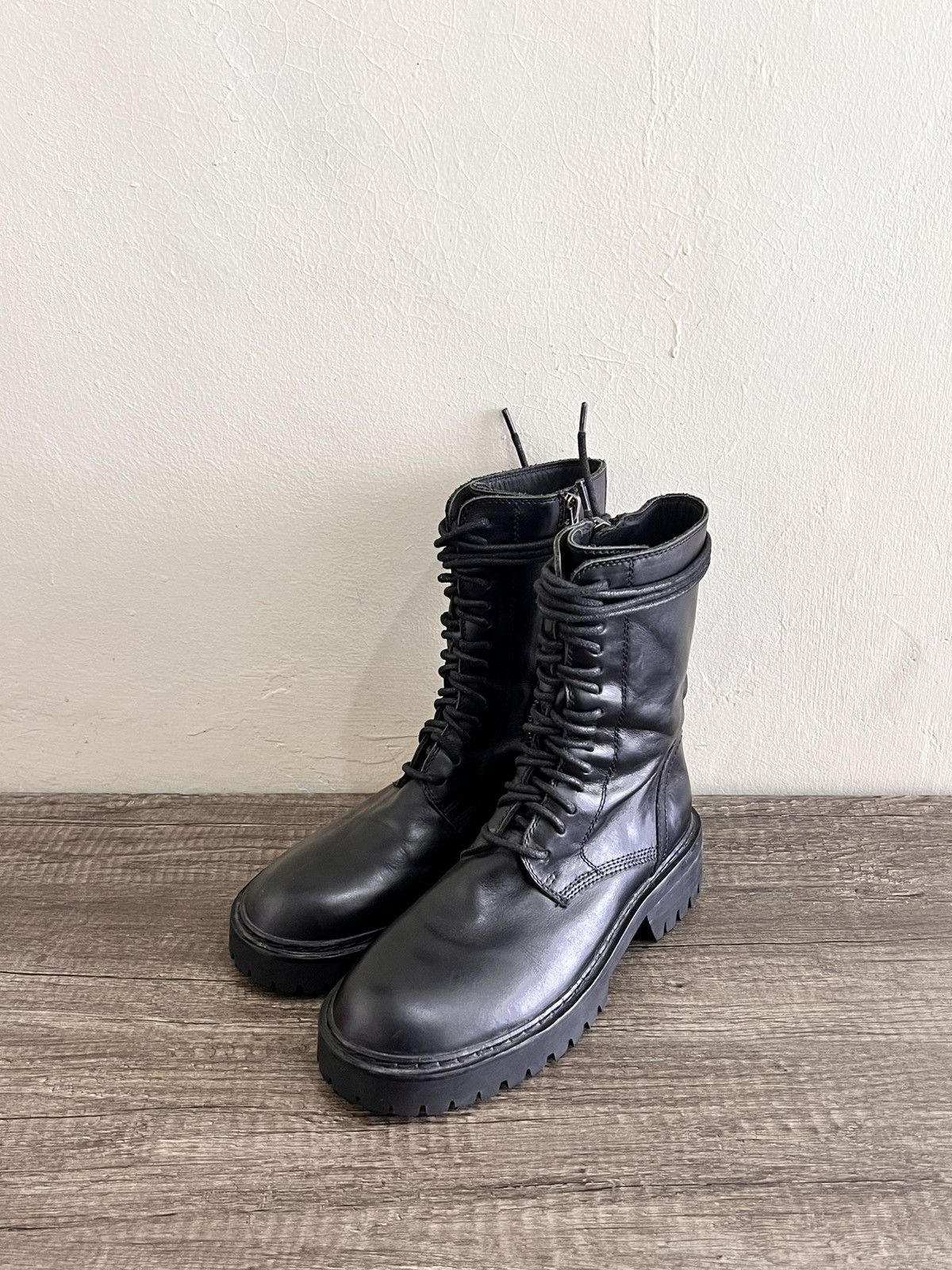 Ann Demeulemeester Lace-Up Combat Boots Size US 5 / IT 35 - 1 Thumbnail