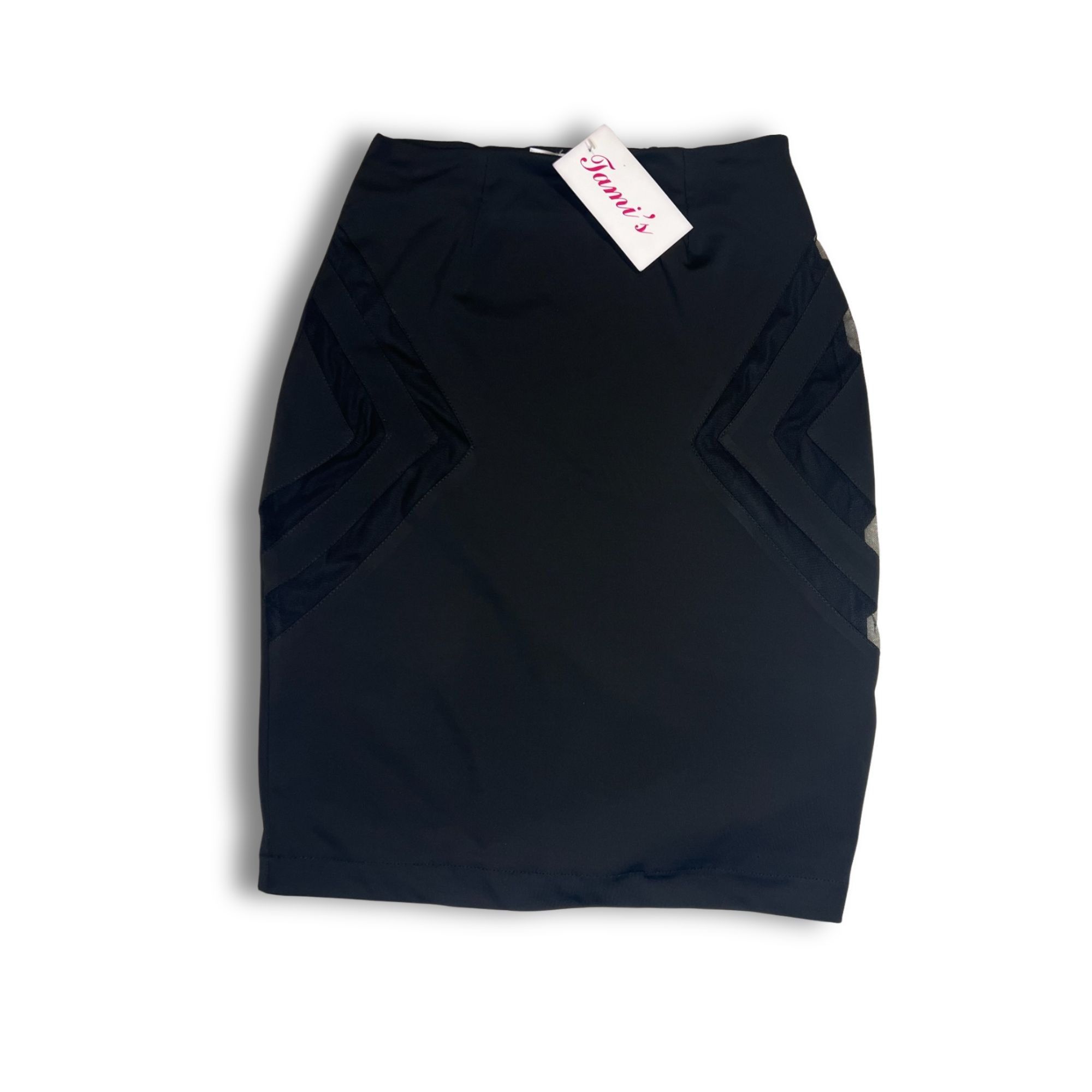 Other Tamis Black Womens Pencil Skirt Size 0 New With Tags Sleek & Size 25" / US 0 / IT 36 - 4 Thumbnail