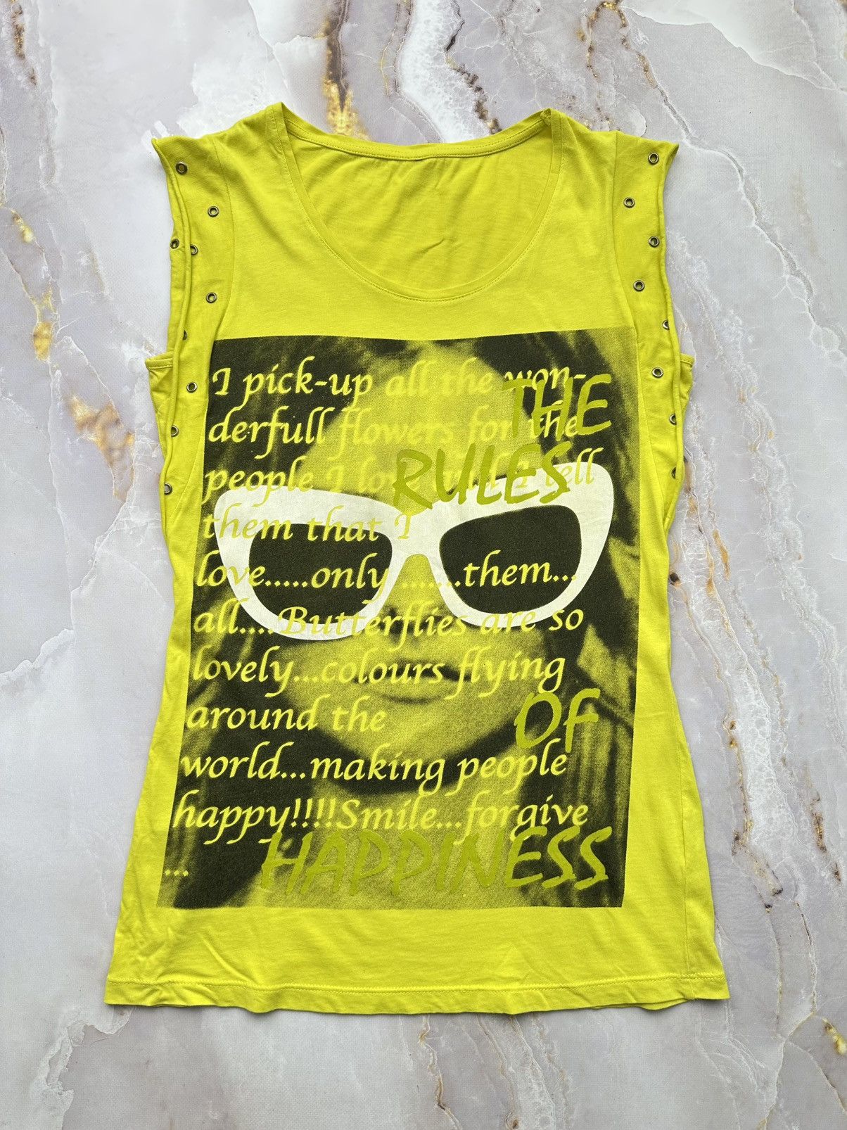 Japanese Brand Vintage Printed Tank Top Size S / US 4 / IT 40 - 1 Thumbnail