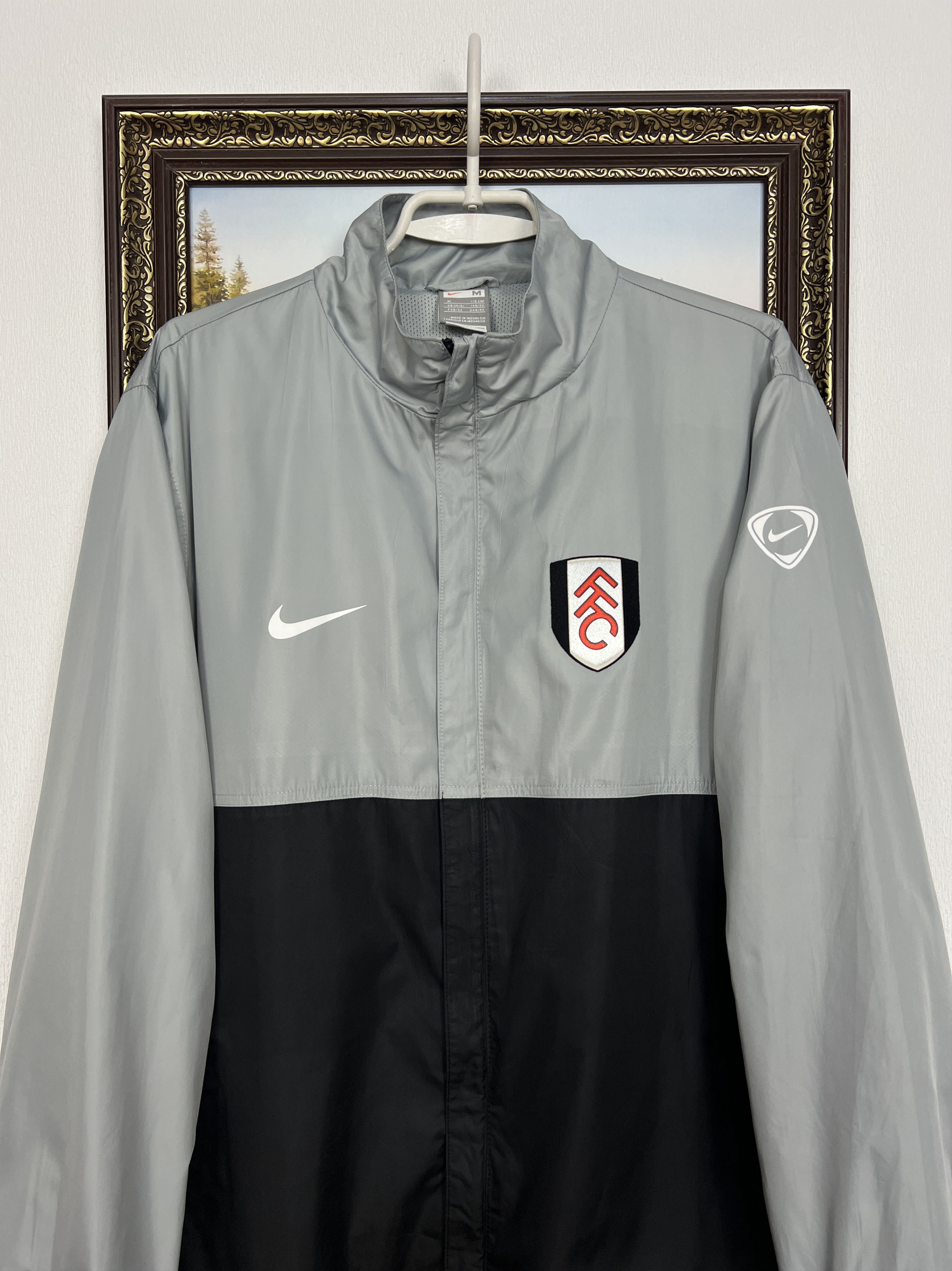 Nike Vintage Fulham Football Jacket Soccer Track Top Windbreaker Size US M / EU 48-50 / 2 - 2 Thumbnail
