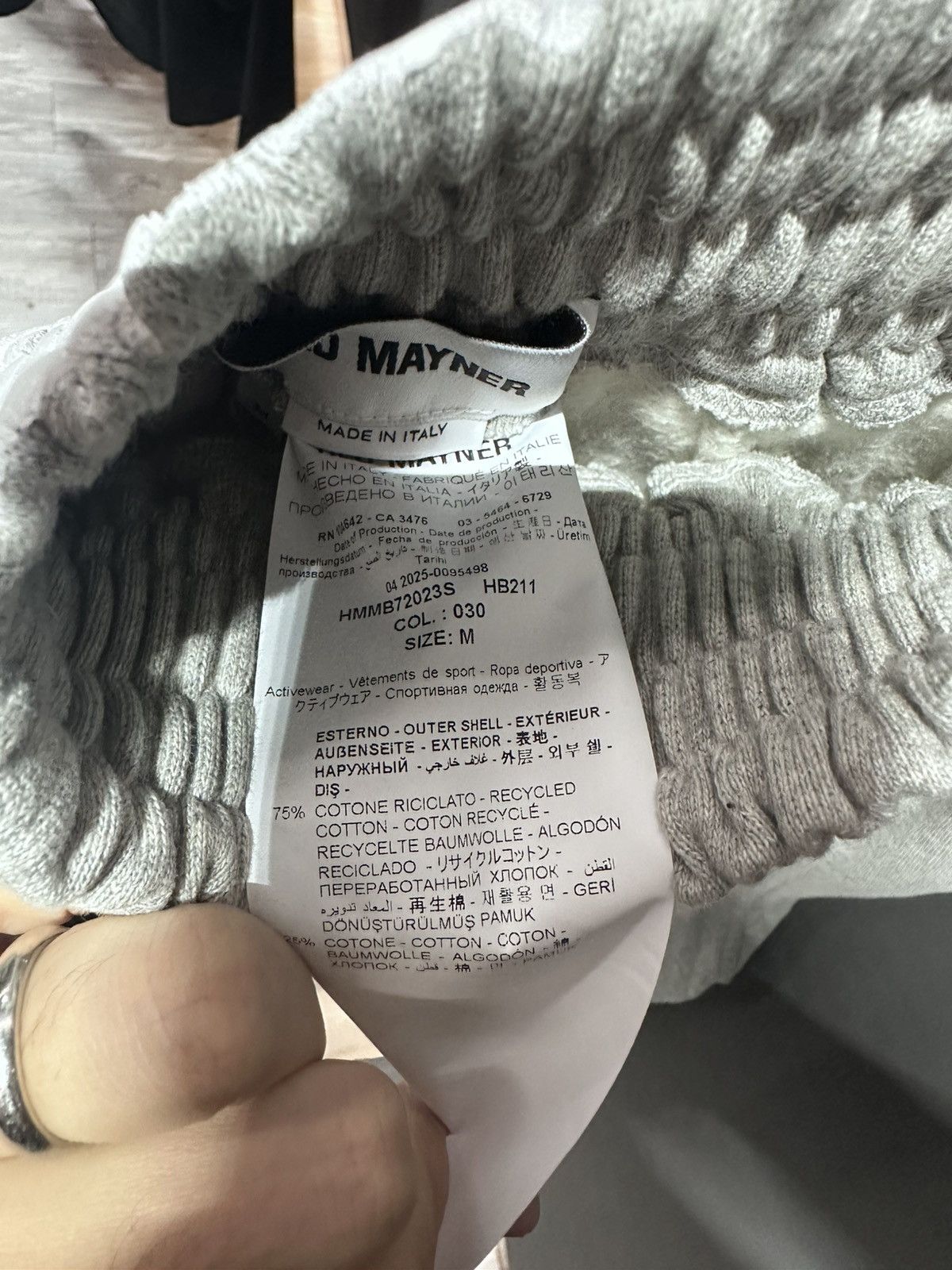 Hed Mayner Hed mayner Embroidered End Painted pants- medium grey Size US 32 / EU 48 - 6 Thumbnail