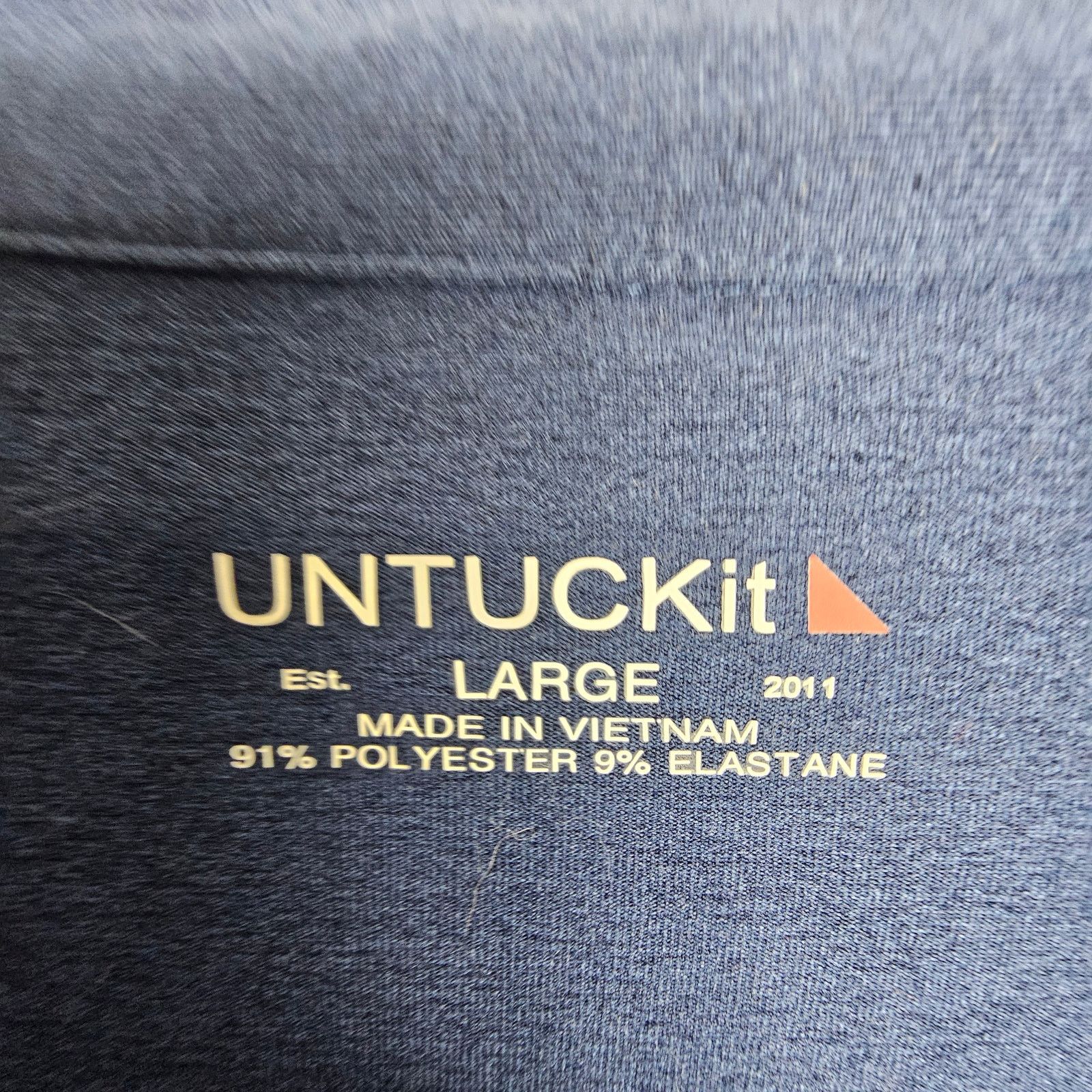 UNTUCKit Untuckit Mens Polo Shirt Business Casual Preppy Sz L Stretch Size US L / EU 52-54 / 3 - 6 Thumbnail