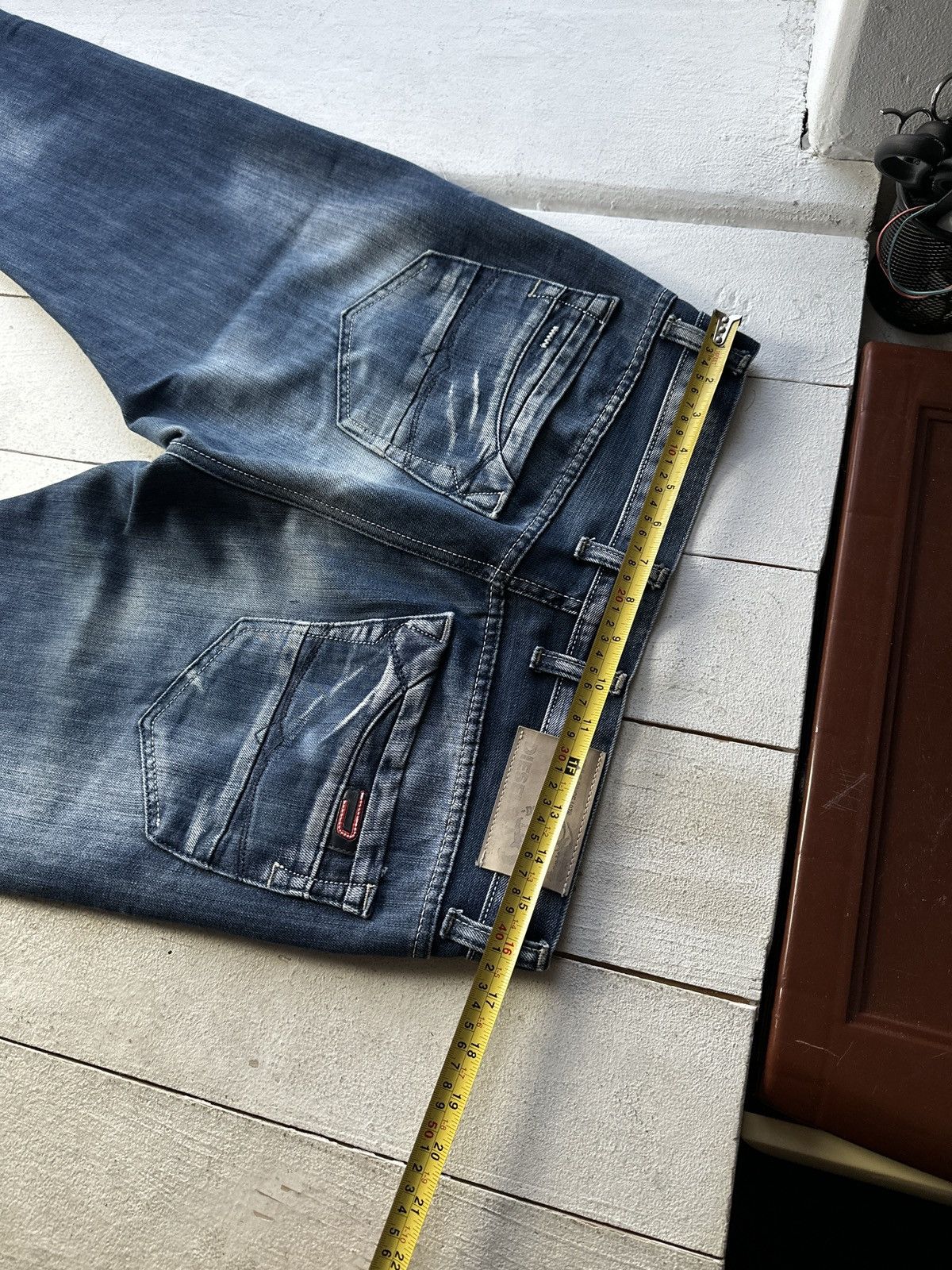 Diesel 🚨 RARE DIESEL MEN DENIM JEANS AVANT GARDE IFSIXWASNINE Y2K Size US 32 / EU 48 - 16 Thumbnail