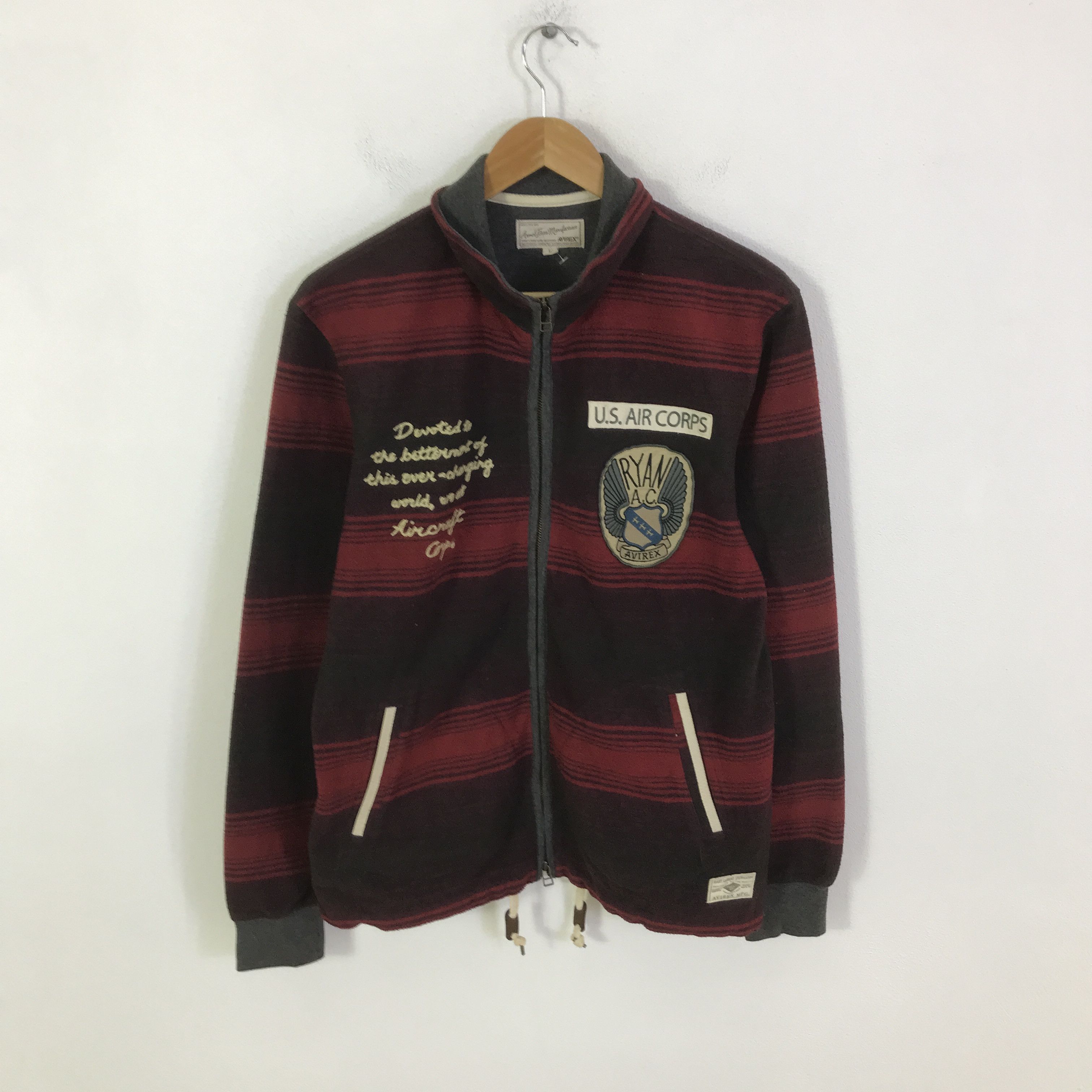 Avirex Avirex u.s. corps Zipper sweater jacket K124B6 Size US L / EU 52-54 / 3 - 2 Thumbnail