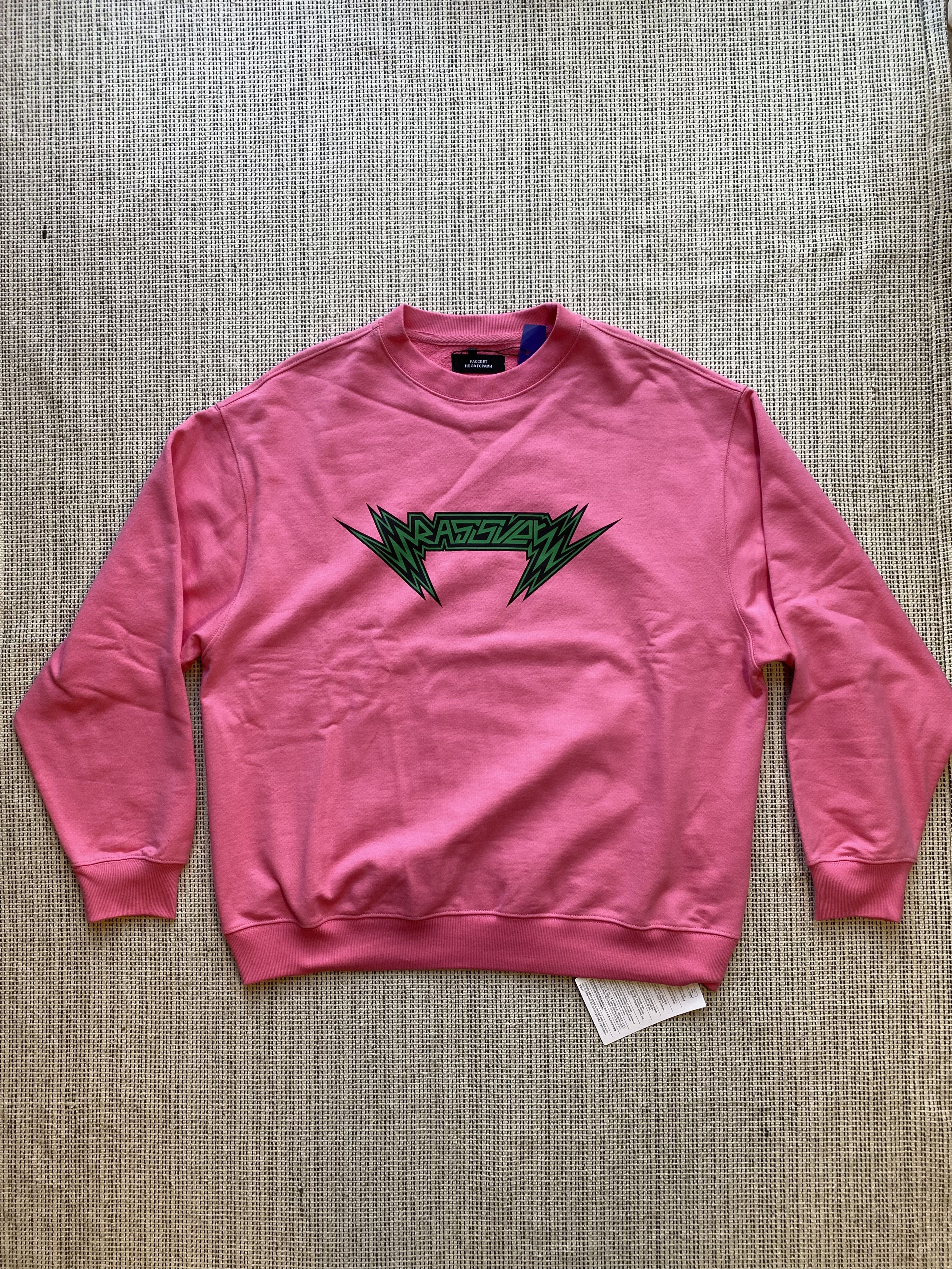 Gosha Rubchinskiy Rassvet Pink Sparks Sweatshirt Size US M / EU 48-50 / 2 - 2 Thumbnail