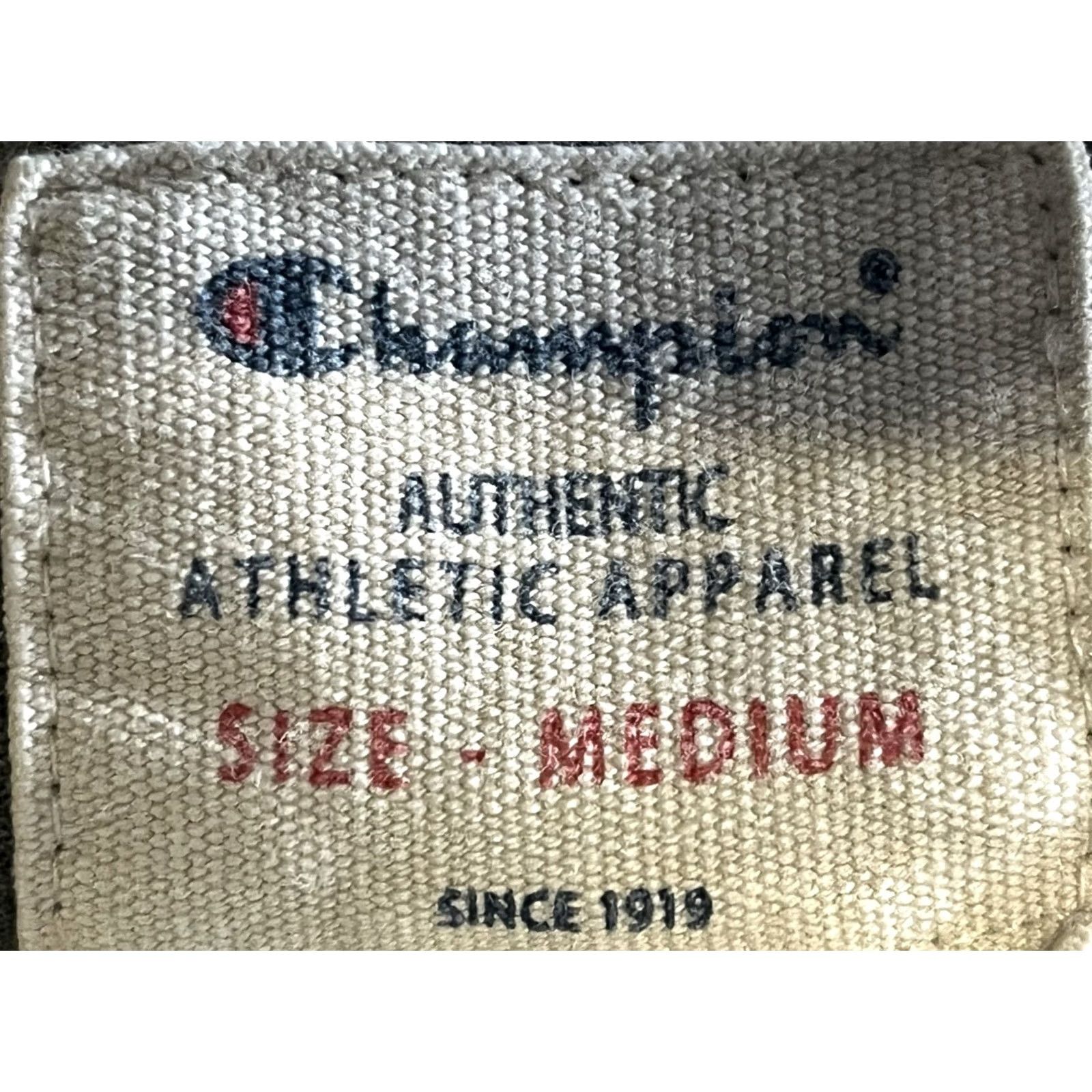 Champion Champion T Shirt Retro Athletic Logo Running Man Mens Medium Gray Size US M / EU 48-50 / 2 - 5 Thumbnail