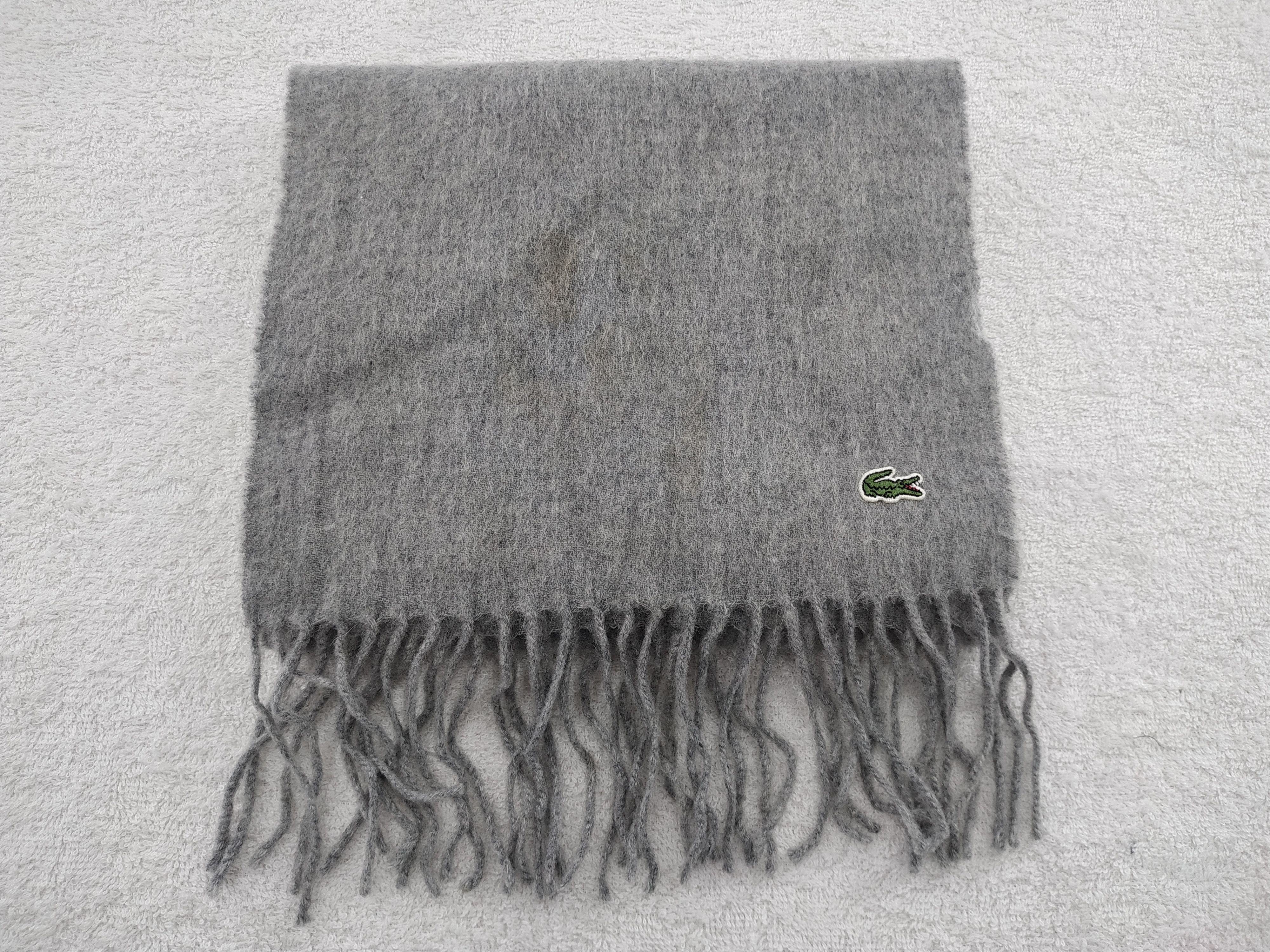 Lacoste Vintage Lacoste Scarf/Muffler/Neckwear MF486 Size ONE SIZE - 3 Thumbnail