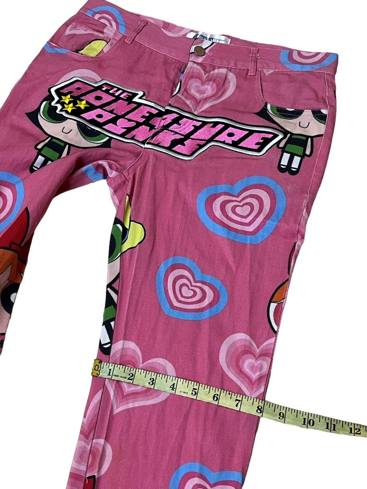 Cartoon Network RARE🔥AONE4SURE THE POWERPUFF GIRLS SLIM FIT JEANS Size US 32 / EU 48 - 10 Thumbnail