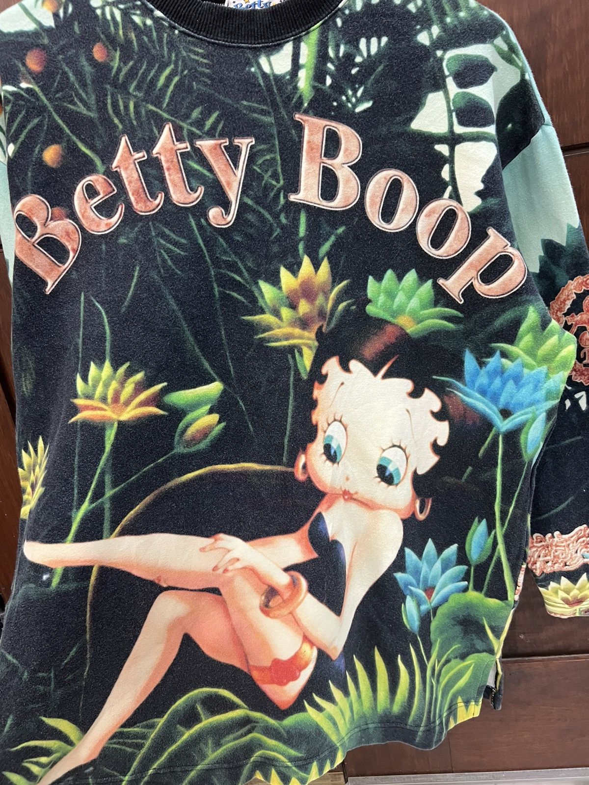 Cartoon Network × Vintage Vintage Betty Boop Fully Print Sweatshirt Size US L / EU 52-54 / 3 - 2 Thumbnail