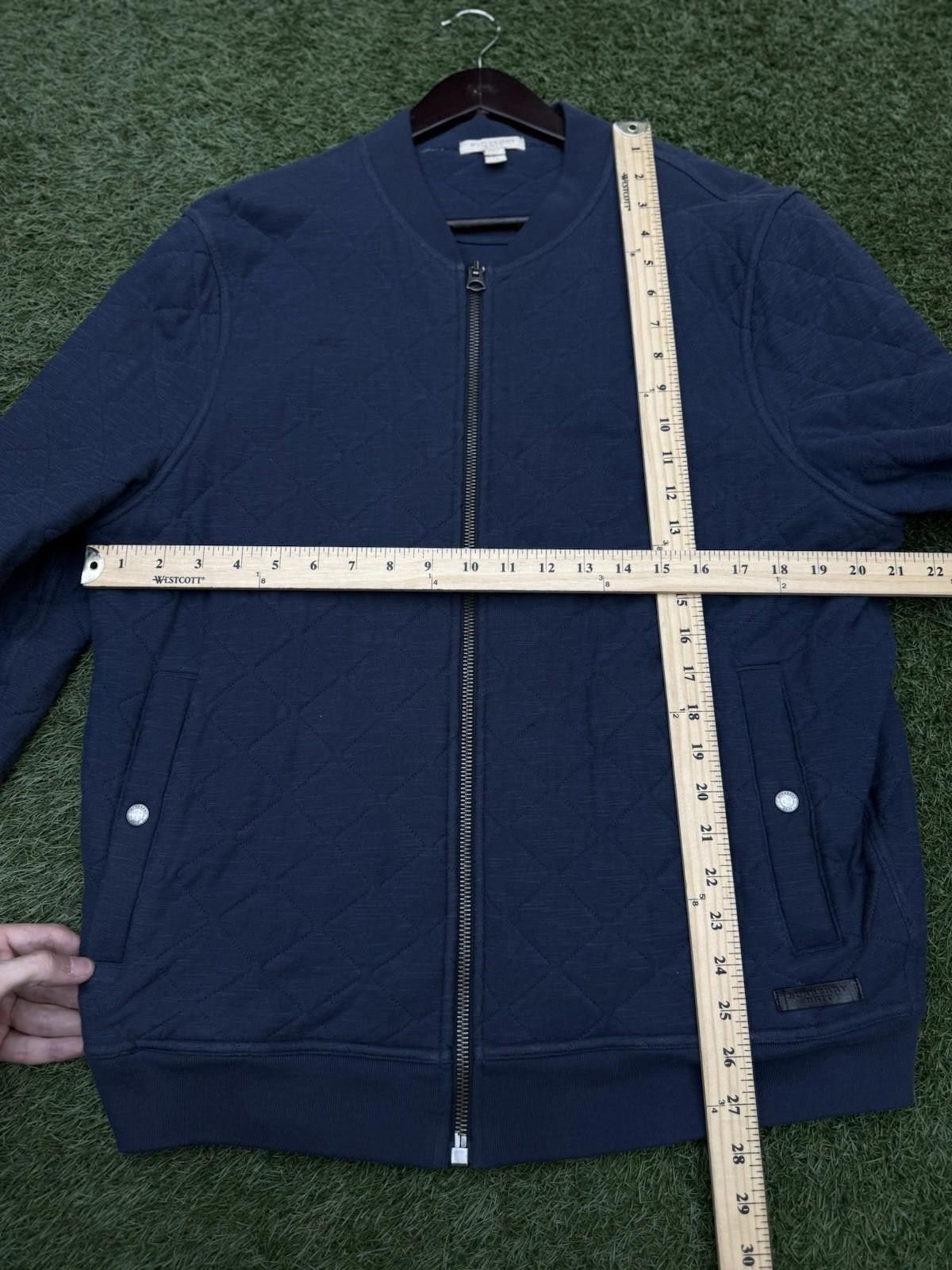 Burberry Burberry Brit Jacket Mens (XL) Blue Quilted Bomber Full Zip Size US XL / EU 56 / 4 - 10 Thumbnail