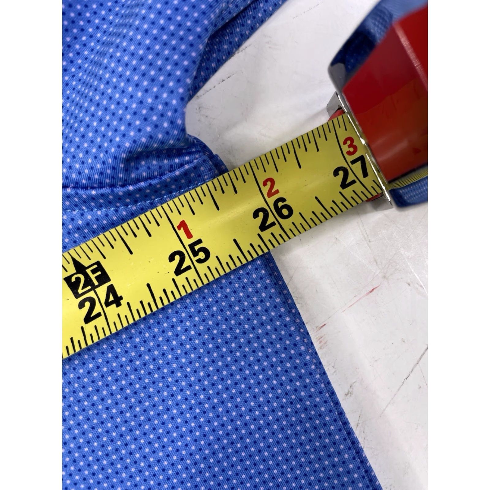 Peter Millar Peter Millar Summer Comfort Polo Shirt Men’s XL Short Sleeve Golf Polka Dots AOP Blue Comfortable Breathable Stretch Geometric Pattern Size US XL / EU 56 / 4 - 5 Thumbnail