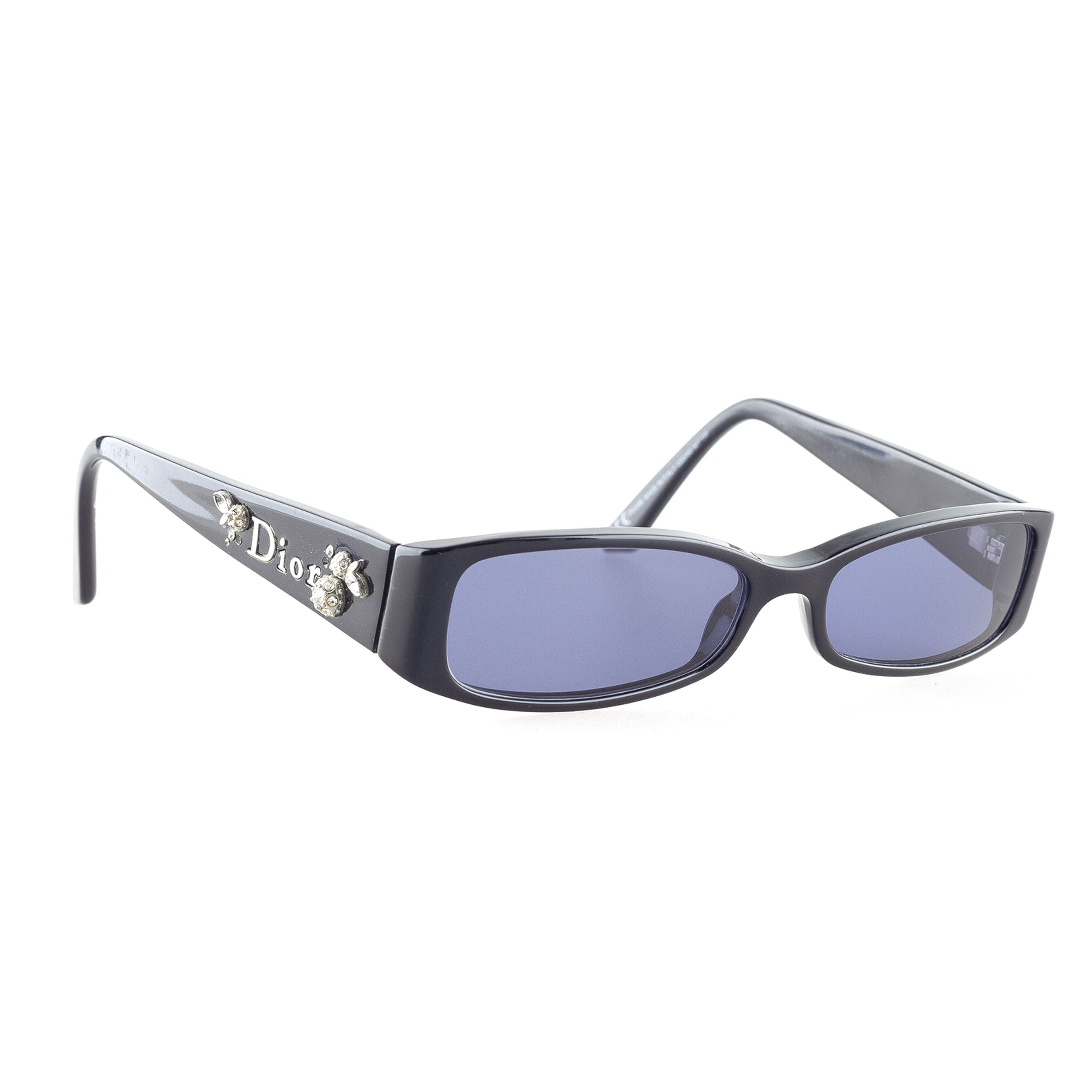 Dior Christian Dior Frame Vintage Black Sunglasses Size ONE SIZE - 2 Thumbnail