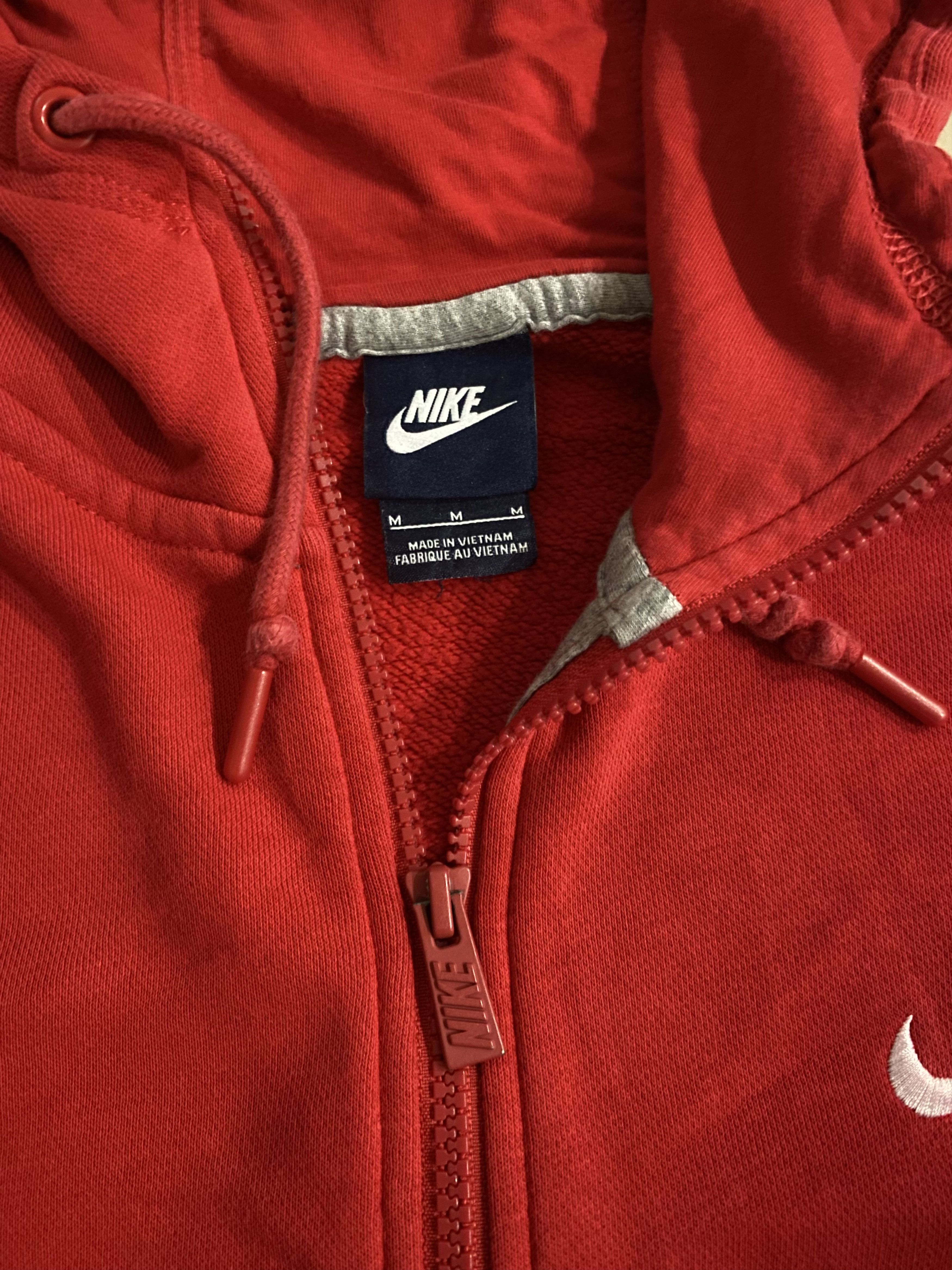 Nike Ziper Hoodie Red
