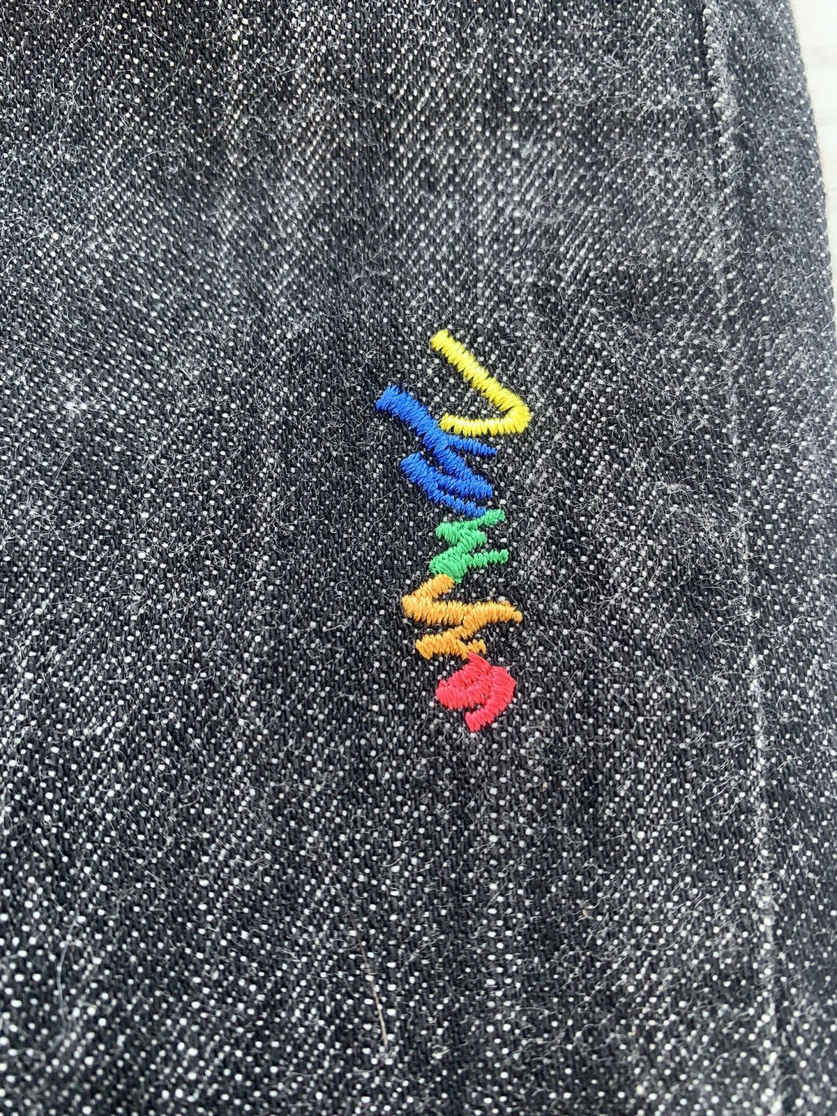 Rare Coogi Rainbow Stitch Flared Jeans