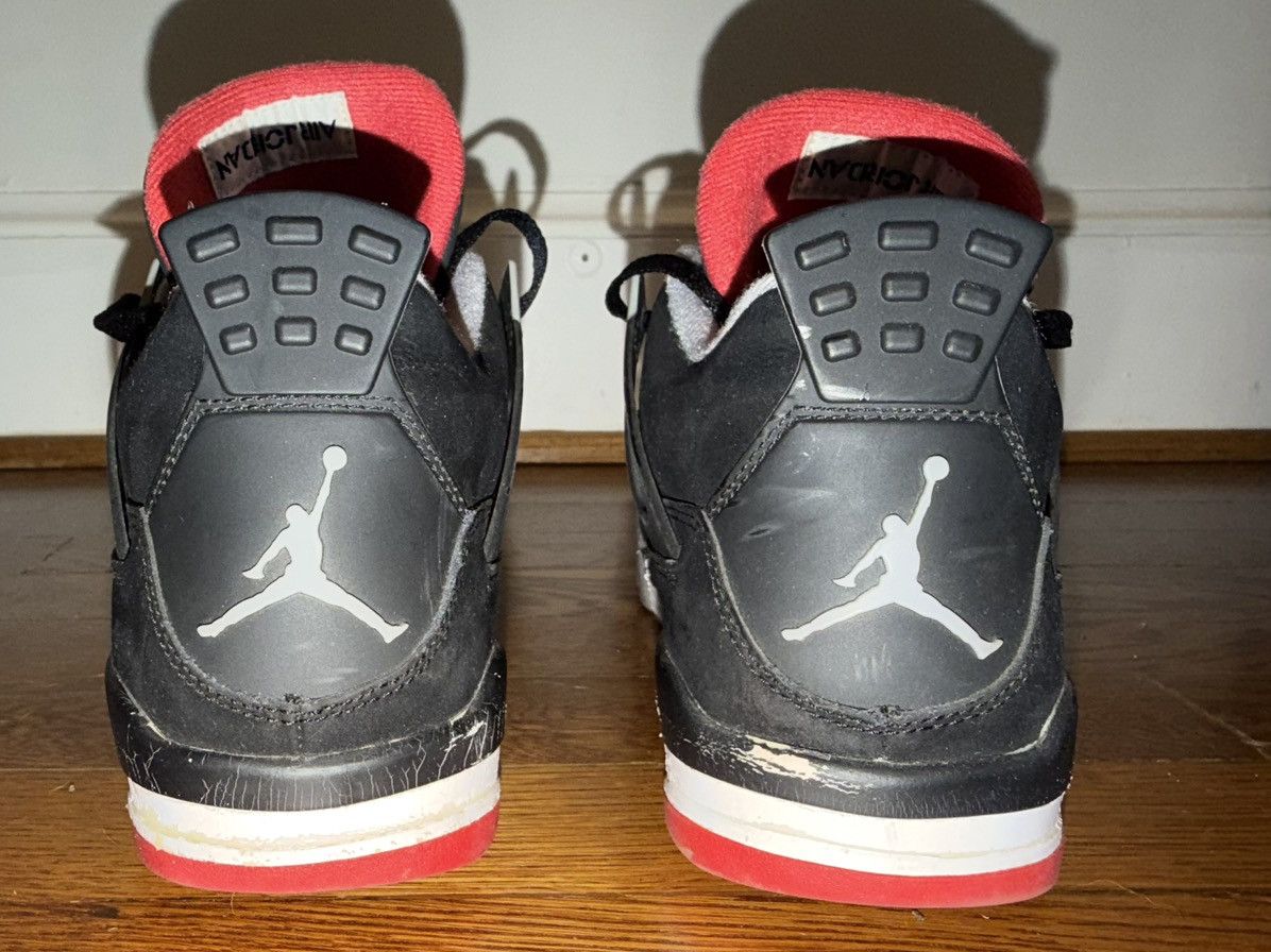 Nike Nike Air Jordan 4 Retro - Red/Black Size US 10.5 / EU 43-44 - 4 Thumbnail