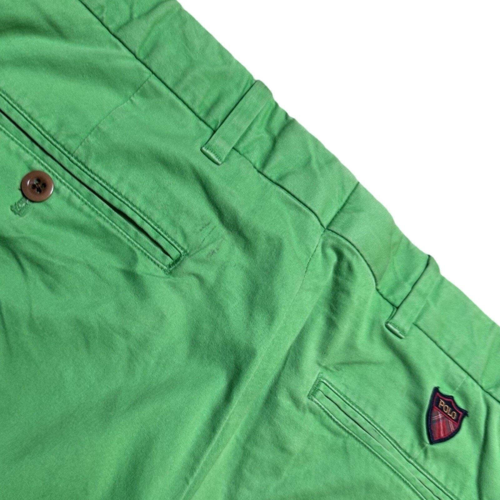 Polo Ralph Lauren Polo Ralph Lauren Shorts Mens Cotton Twill Stretch Green 30 Size US 30 / EU 46 - 9 Thumbnail