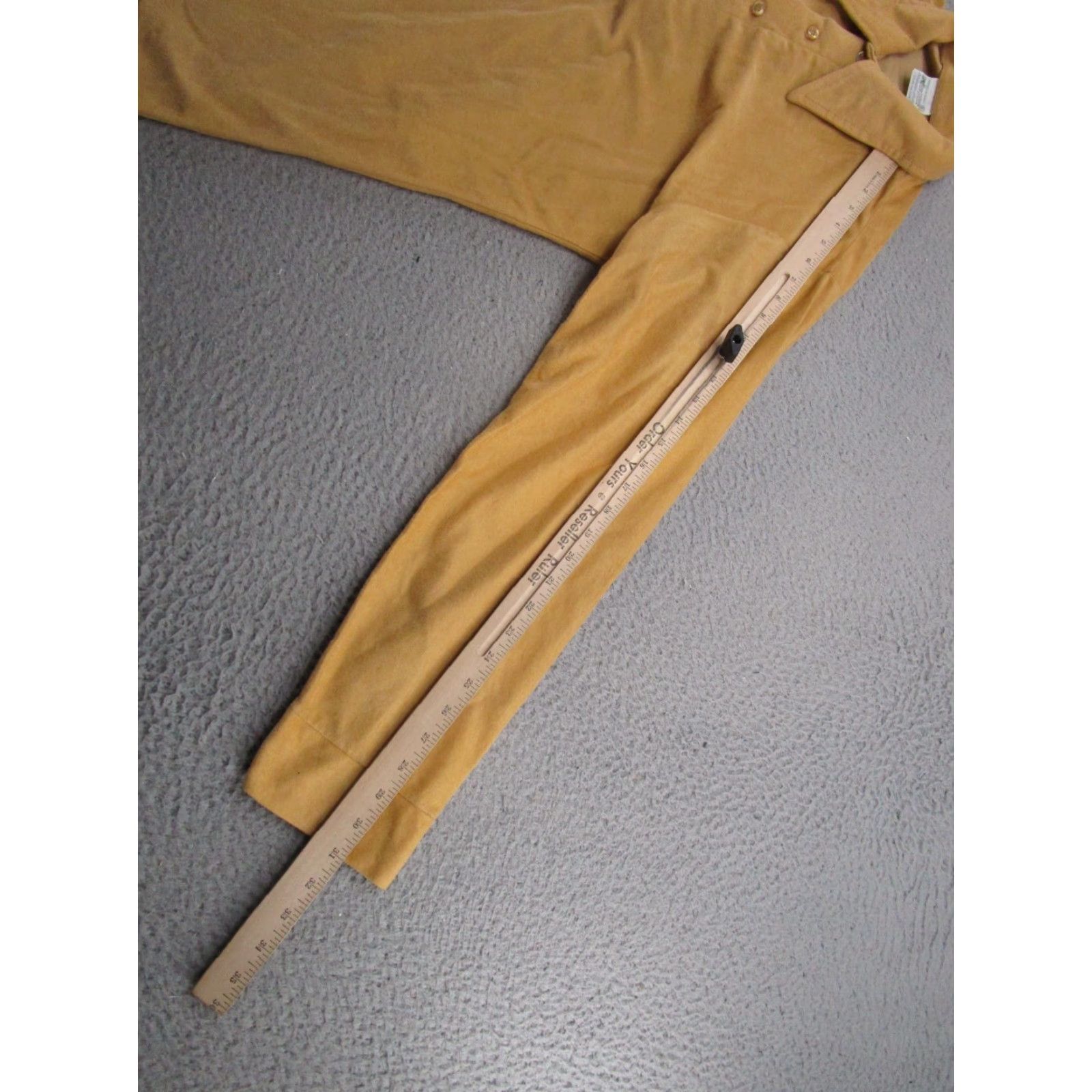 Etro VINTAGE K-mart Button-Up Shirt Mens XL Beige Collared 70s 80s Retro Solid Long Sleeve Shirt Size US XL / EU 56 / 4 - 7 Thumbnail