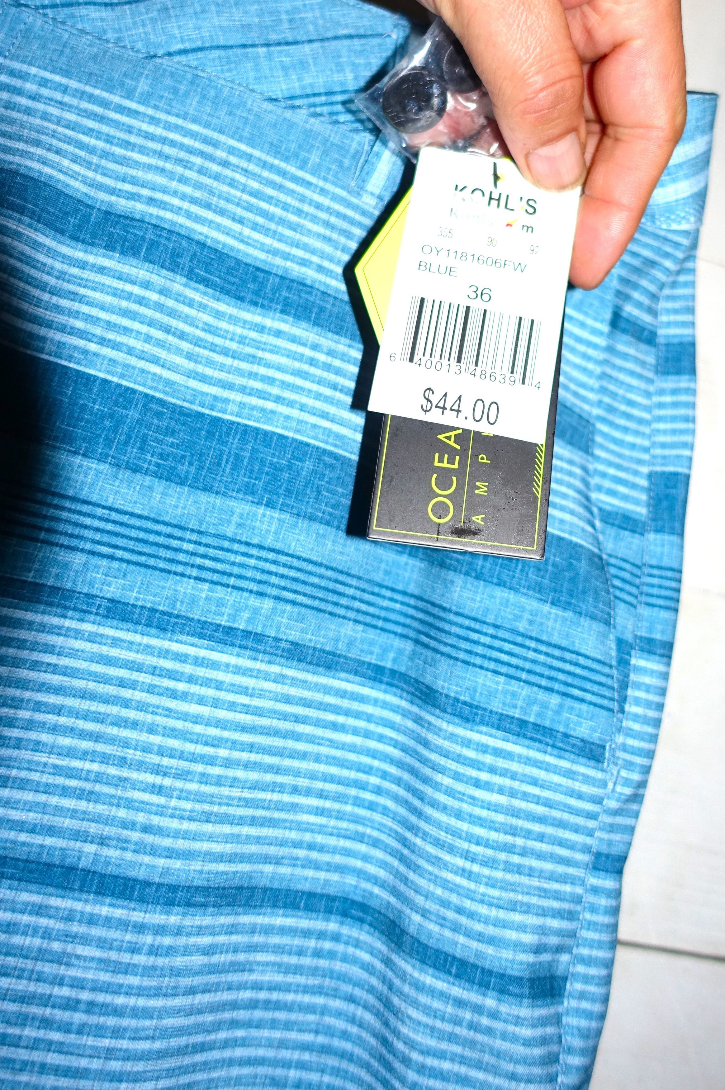 Other Ocean Current Blue Boardshorts 36 NWT $44.00 Size US 36 / EU 52 - 3 Thumbnail