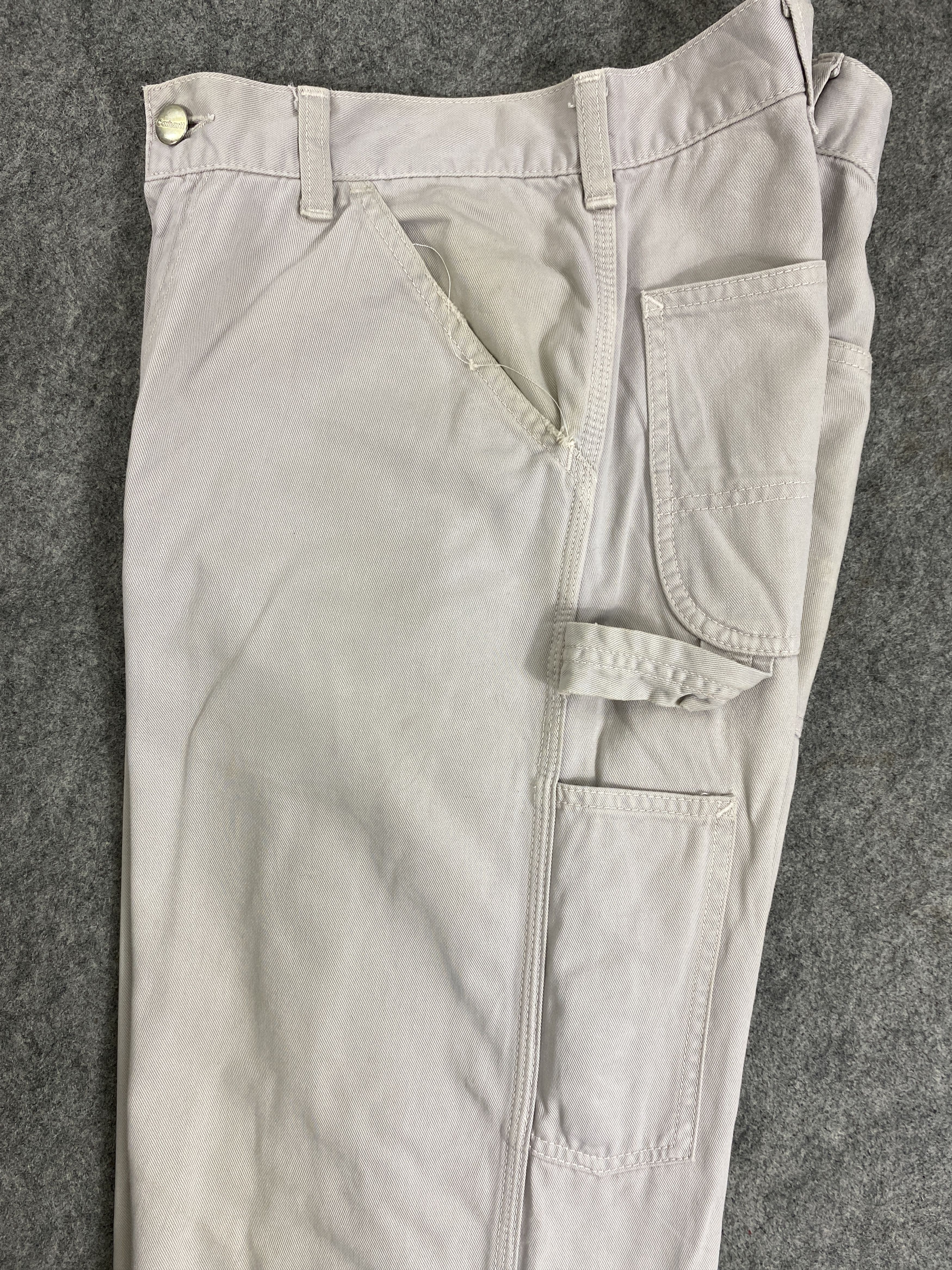 Carhartt Vintage Carhartt Tan Cargo Carpenter Pants -CP248 Size US 31 - 3 Thumbnail