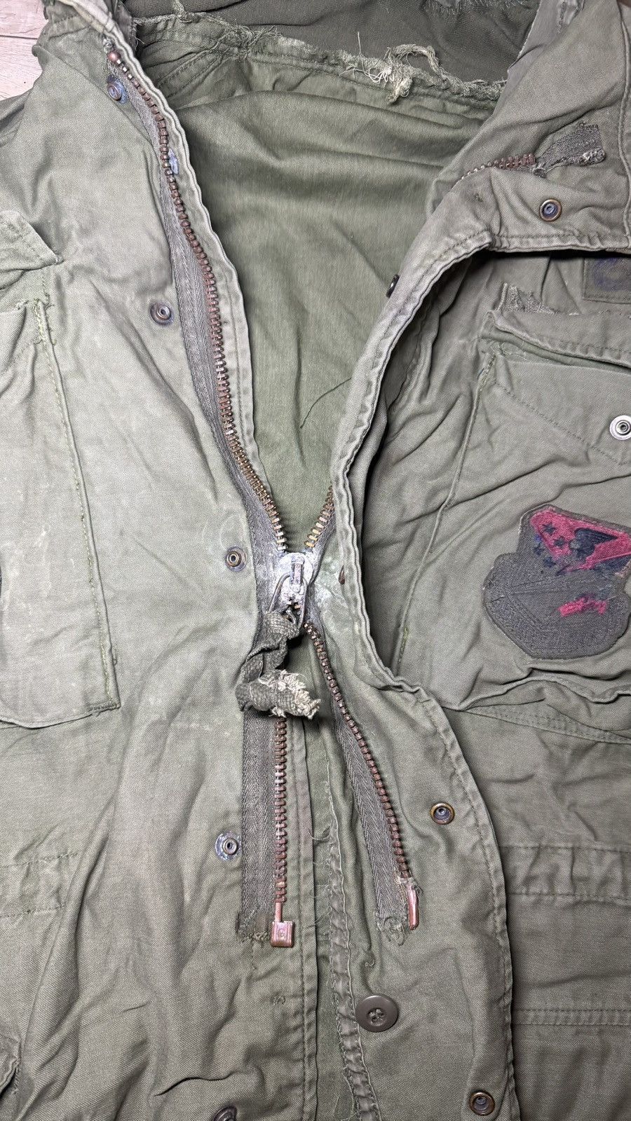 Other Vintage U.S. Air Force M-1965 Field Jacket With Patches Size US XL / EU 56 / 4 - 6 Thumbnail