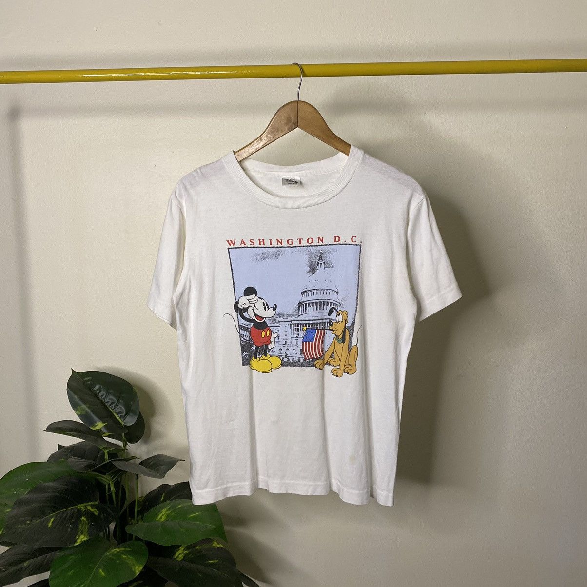 Cartoon Network × Disney × Vintage Vintage Mickey Mouse Washington Tshirt Size US M / EU 48-50 / 2 - 1 Thumbnail