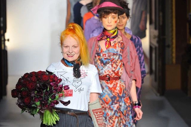 Vivienne Westwood Vivienne Westwood 2010s Runway Printed Dress - dmc Size US 36 / EU 52 - 1 Thumbnail