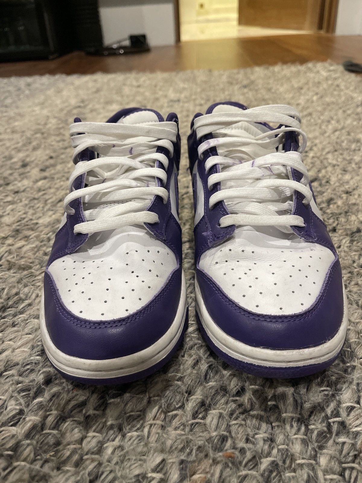 Nike Nike Dunk Low Court Purple Size US 9 / EU 42 - 3 Thumbnail