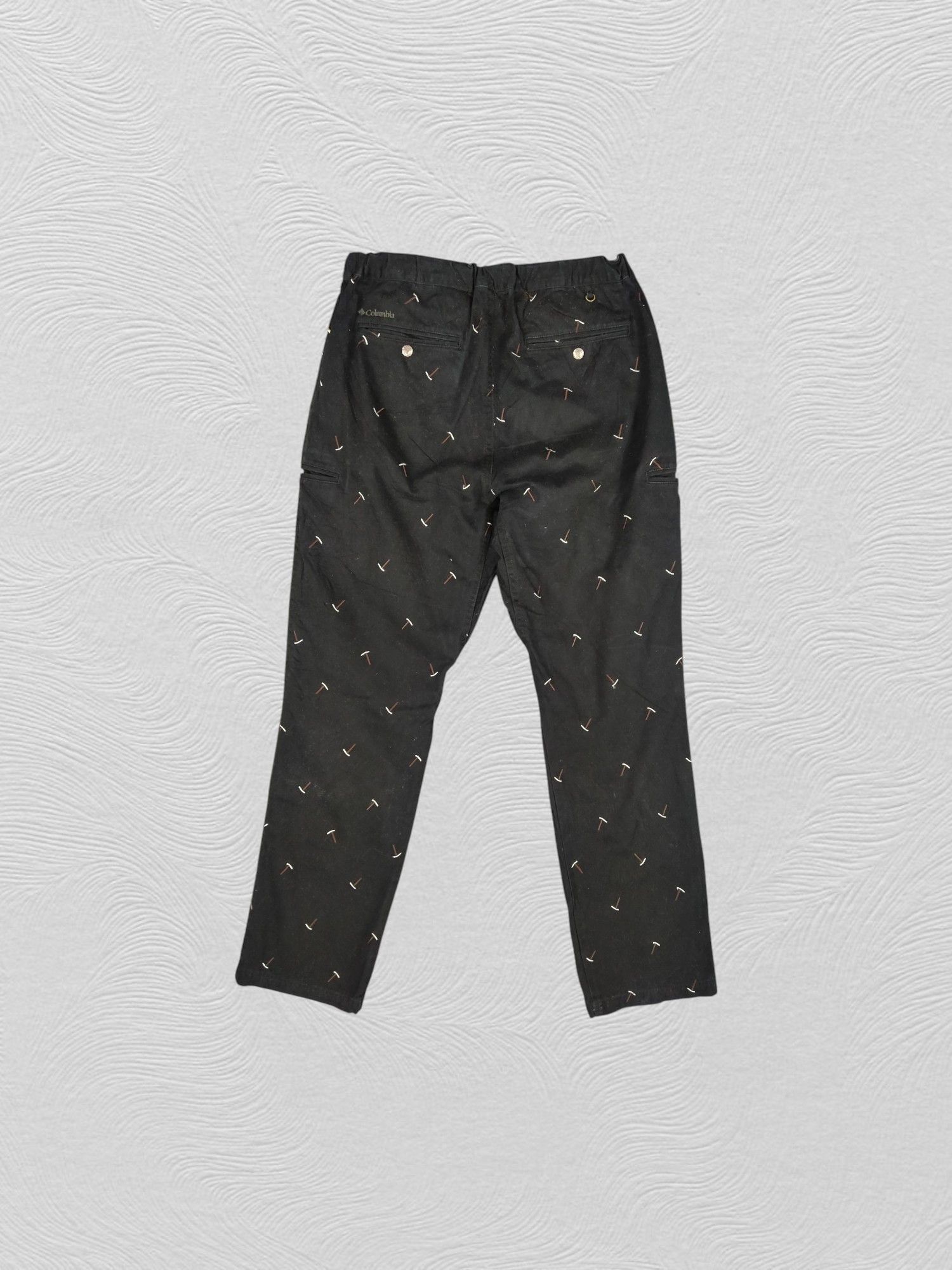 Japanese Brand Columbia Embroidery Cargo Multi Pocket Pants 31 x 33 -CP129 Size US 31 - 2 Thumbnail