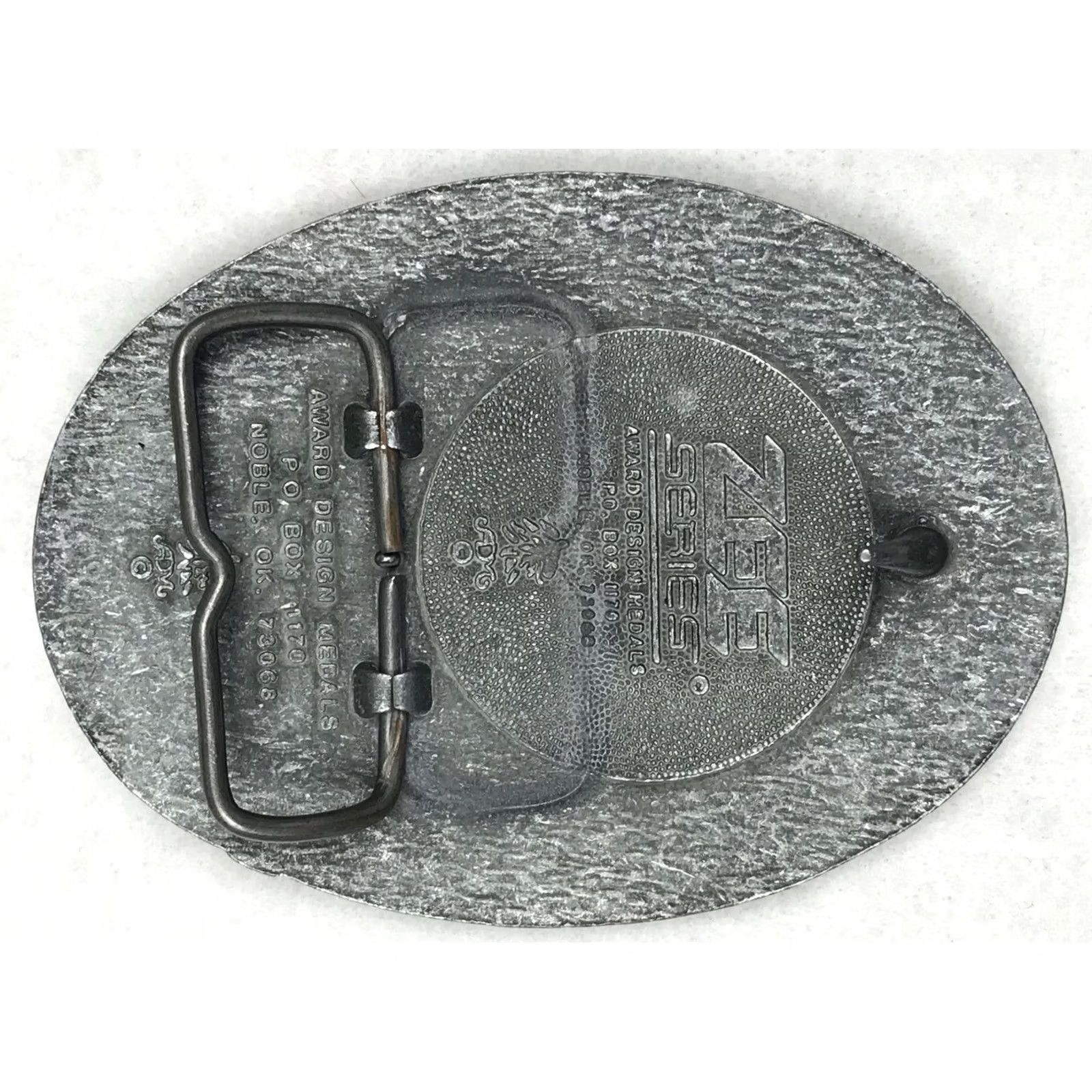 Vintage VINTAGE SHEPLERS COWBOY BULL PEWTER AWARD DESIGN MEDALS BELT BUCKLE horse 80s Mens Size ONE SIZE - 5 Thumbnail
