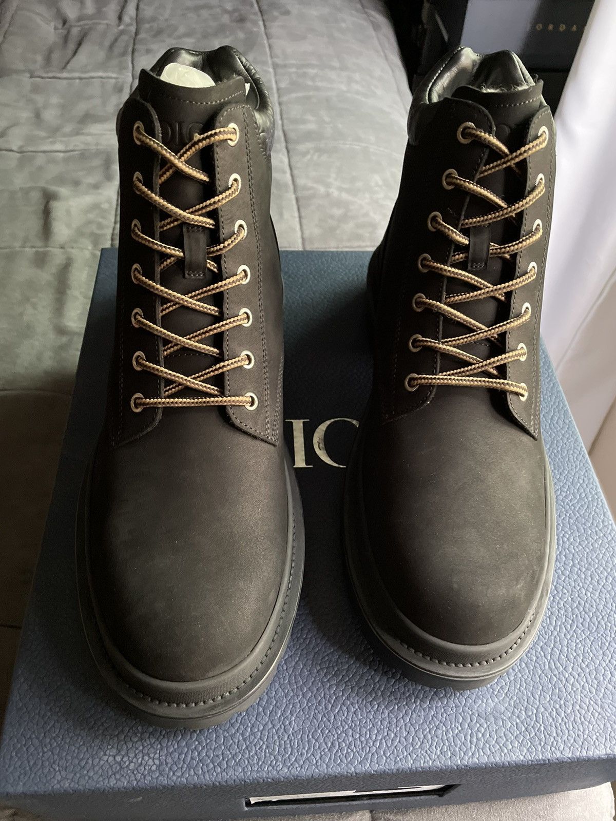 Dior Dior Oblique Black Nubuck Boots Size US 10 / EU 43 - 3 Thumbnail