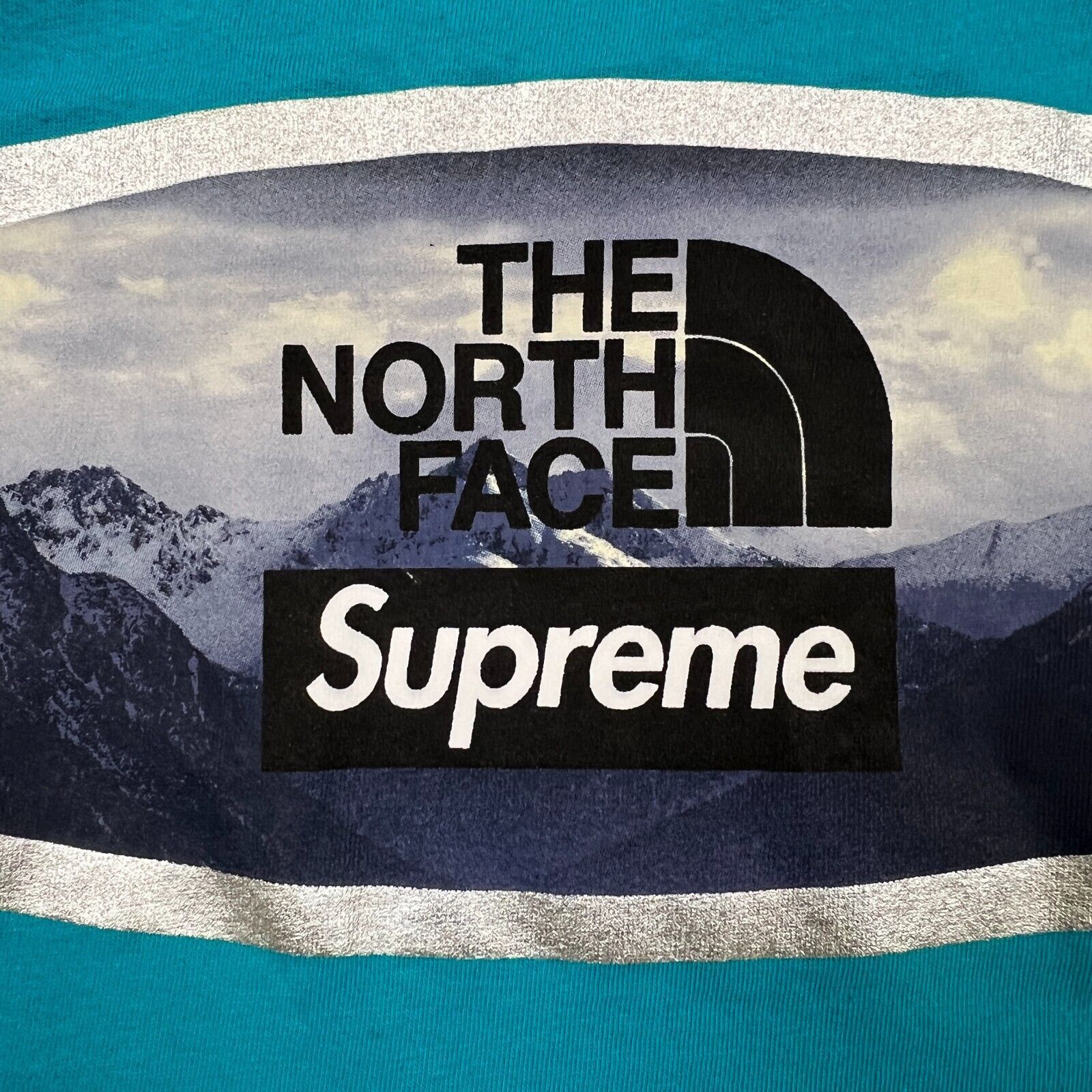 Supreme × The North Face Supreme x The North Face T Shirt Medium Mountains FW21 Tee Size US M / EU 48-50 / 2 - 3 Thumbnail