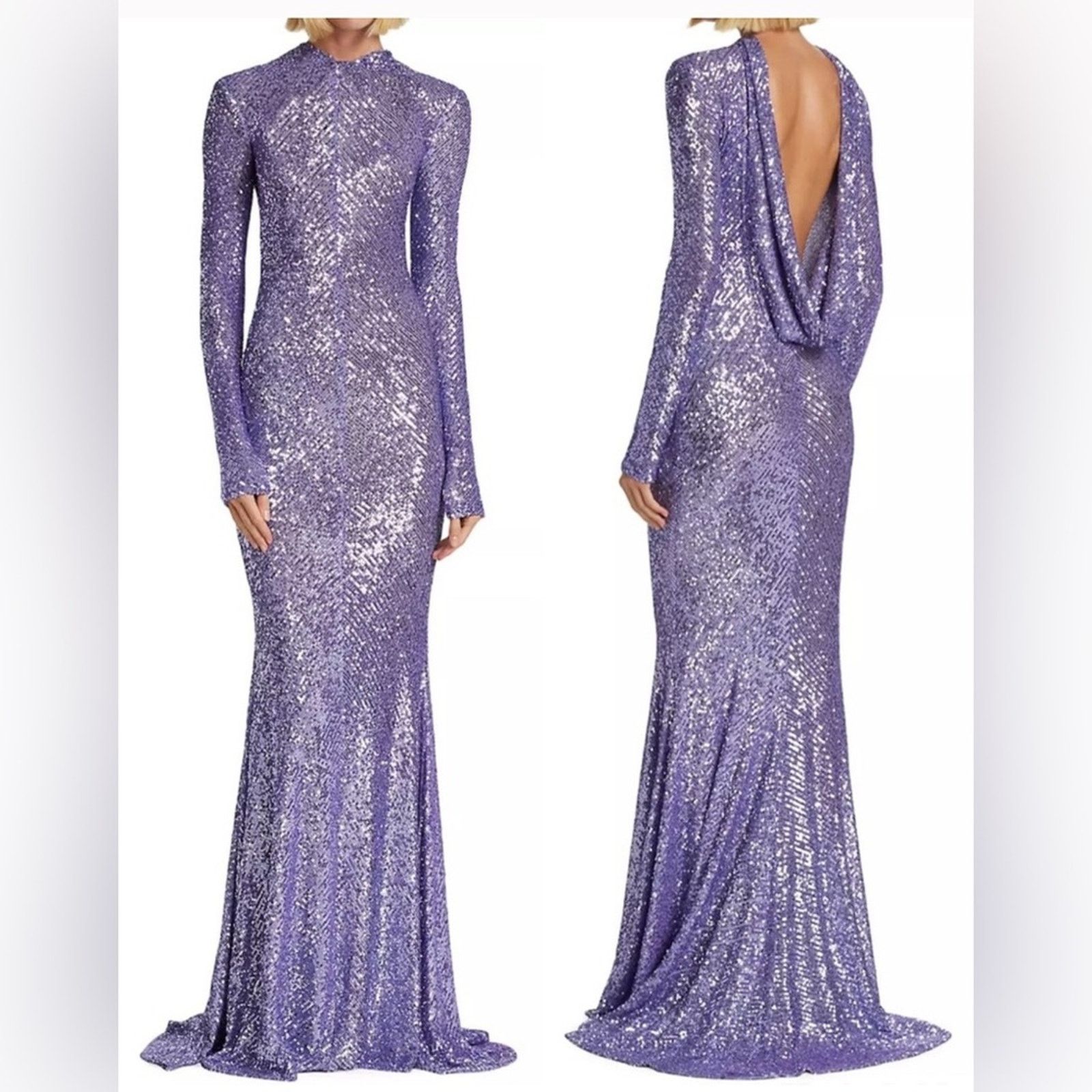 Naeem Khan NAEEM KHAN Sequin Gown size 6 US Retail 8000$ Authentic Size M / US 6-8 / IT 42-44 - 2 Thumbnail