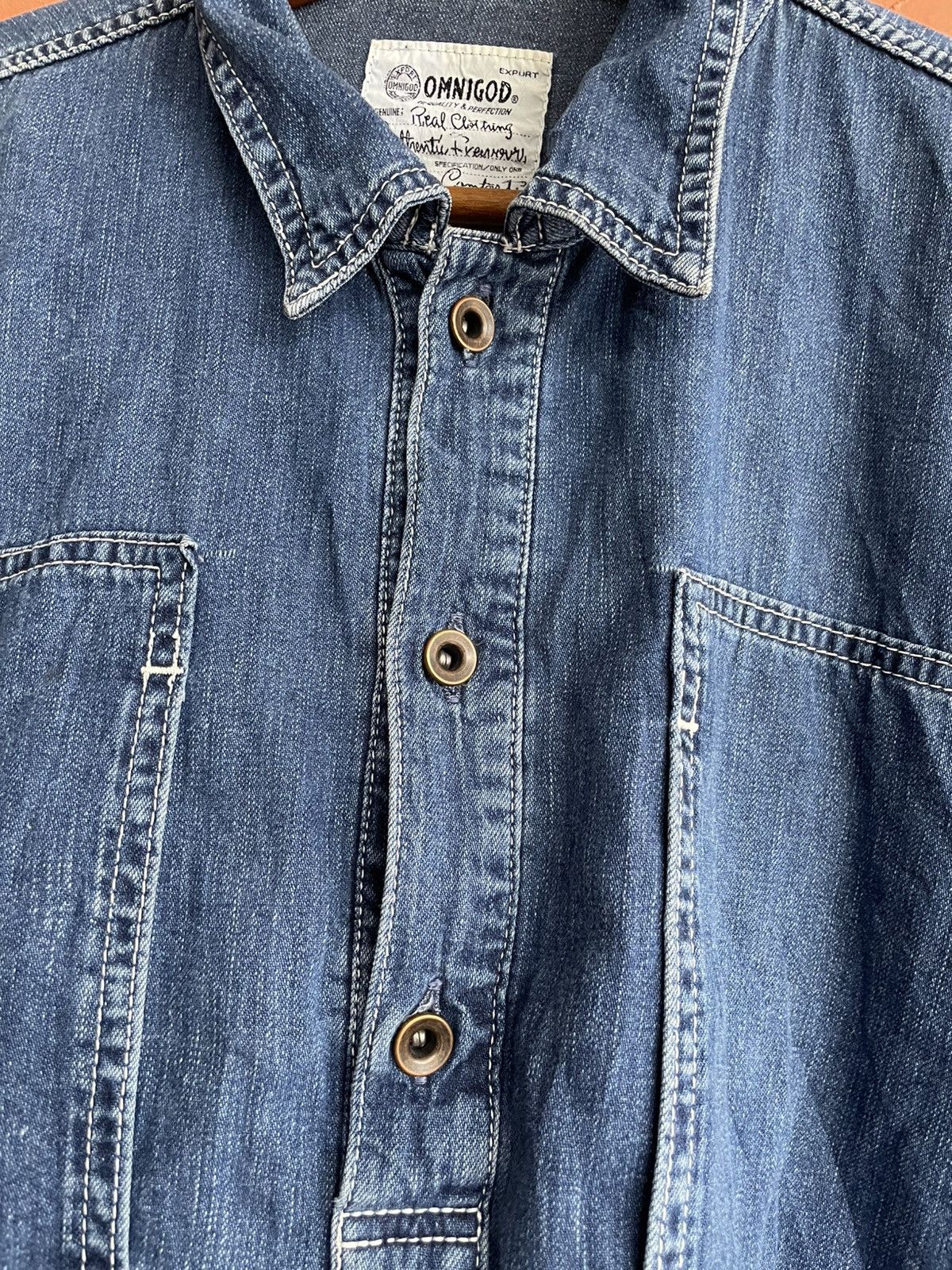 OMNIGOD Omnigod Japan Pullover inspired by WW2 Workwear Blue Indigo Size US S / EU 44-46 / 1 - 4 Thumbnail