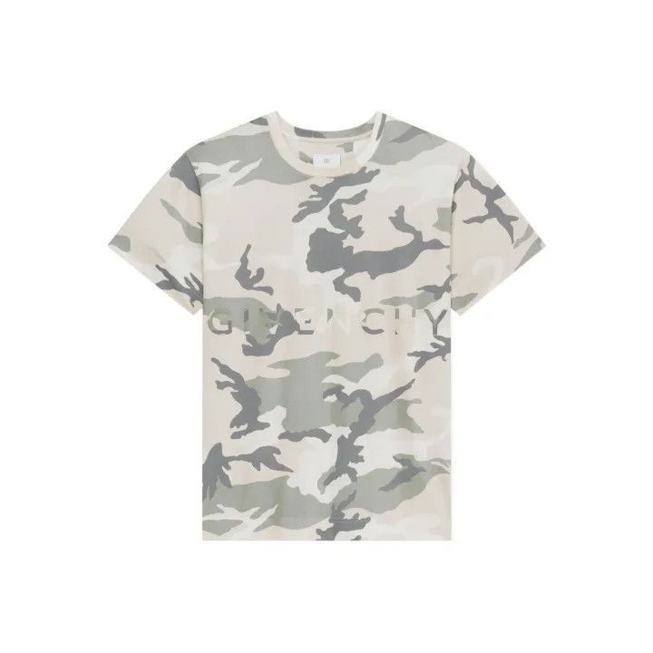 Givenchy Givenchy Camouflage Print Short Sleeve TShirt -25