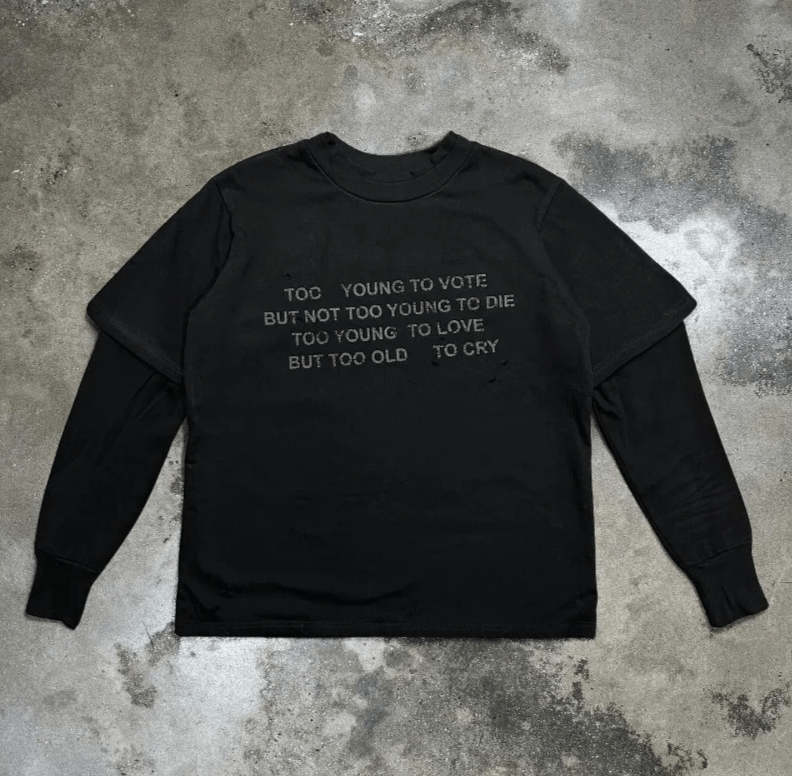 Vision Streetwear Y2k European and American letters printed cotton Size US M / EU 48-50 / 2 - 3 Thumbnail